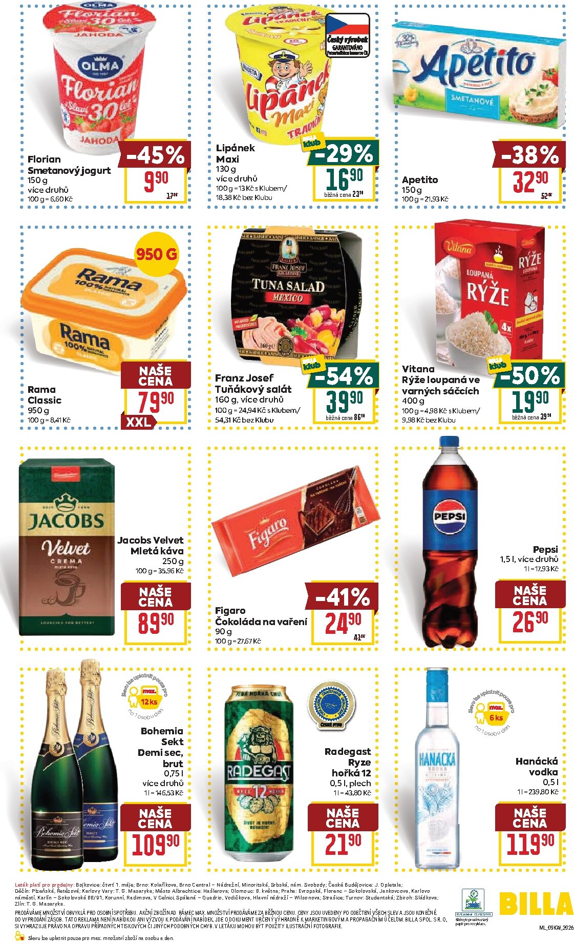 billa - Billa - Malý leták leták platný od středy 25.02.2026 do úterý 03.03.2026 - page: 3
