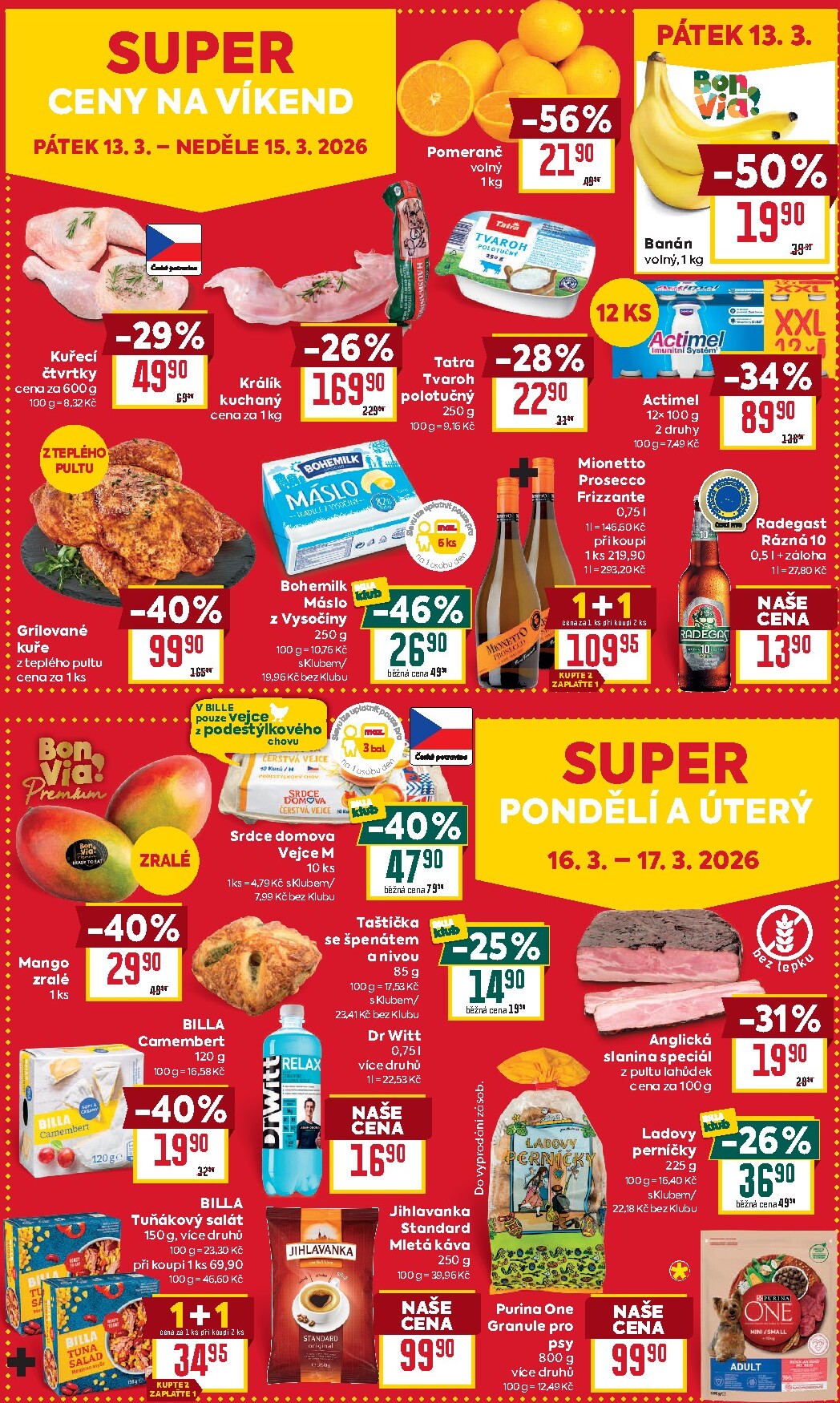 billa - Billa - Malý leták leták platný od středy 11.03.2026 do úterý 17.03.2026 - page: 4