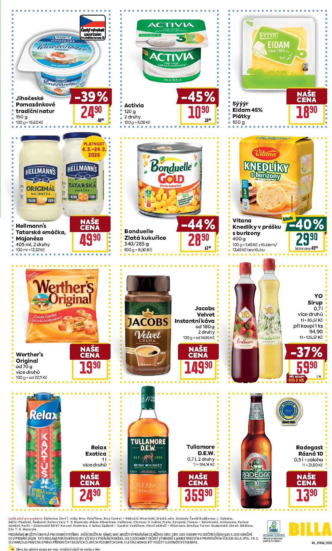 billa - Billa - Malý leták leták platný od středy 04.03.2026 do úterý 10.03.2026 - page: 3