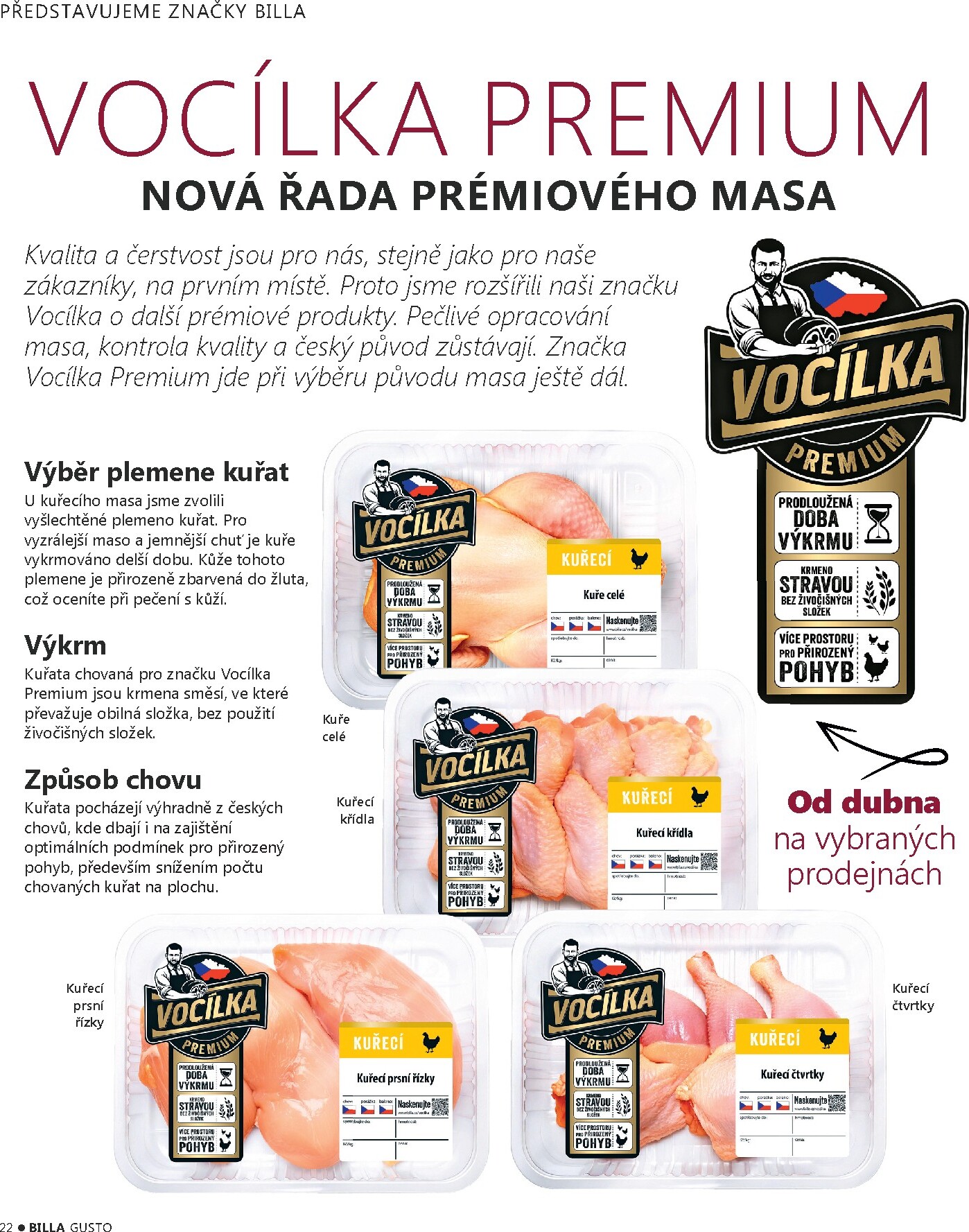 billa - Billa - Gusto magazín leták platný od úterý 10.03.2026 do neděle 31.05.2026 - page: 22