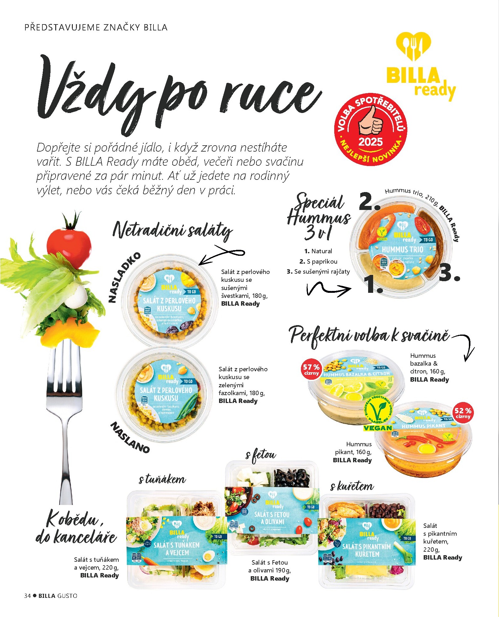 billa - Billa - Gusto magazín leták platný od úterý 10.03.2026 do neděle 31.05.2026 - page: 34