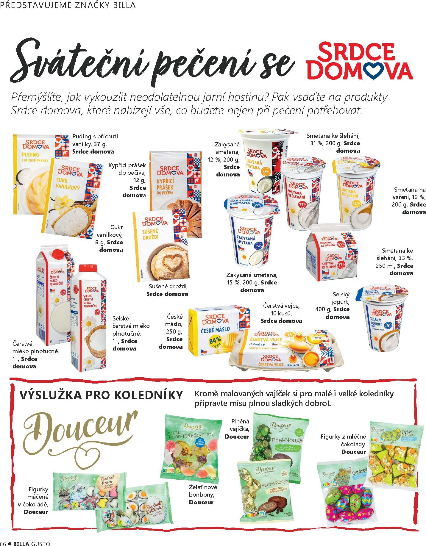 billa - Billa - Gusto magazín leták platný od úterý 10.03.2026 do neděle 31.05.2026 - page: 66