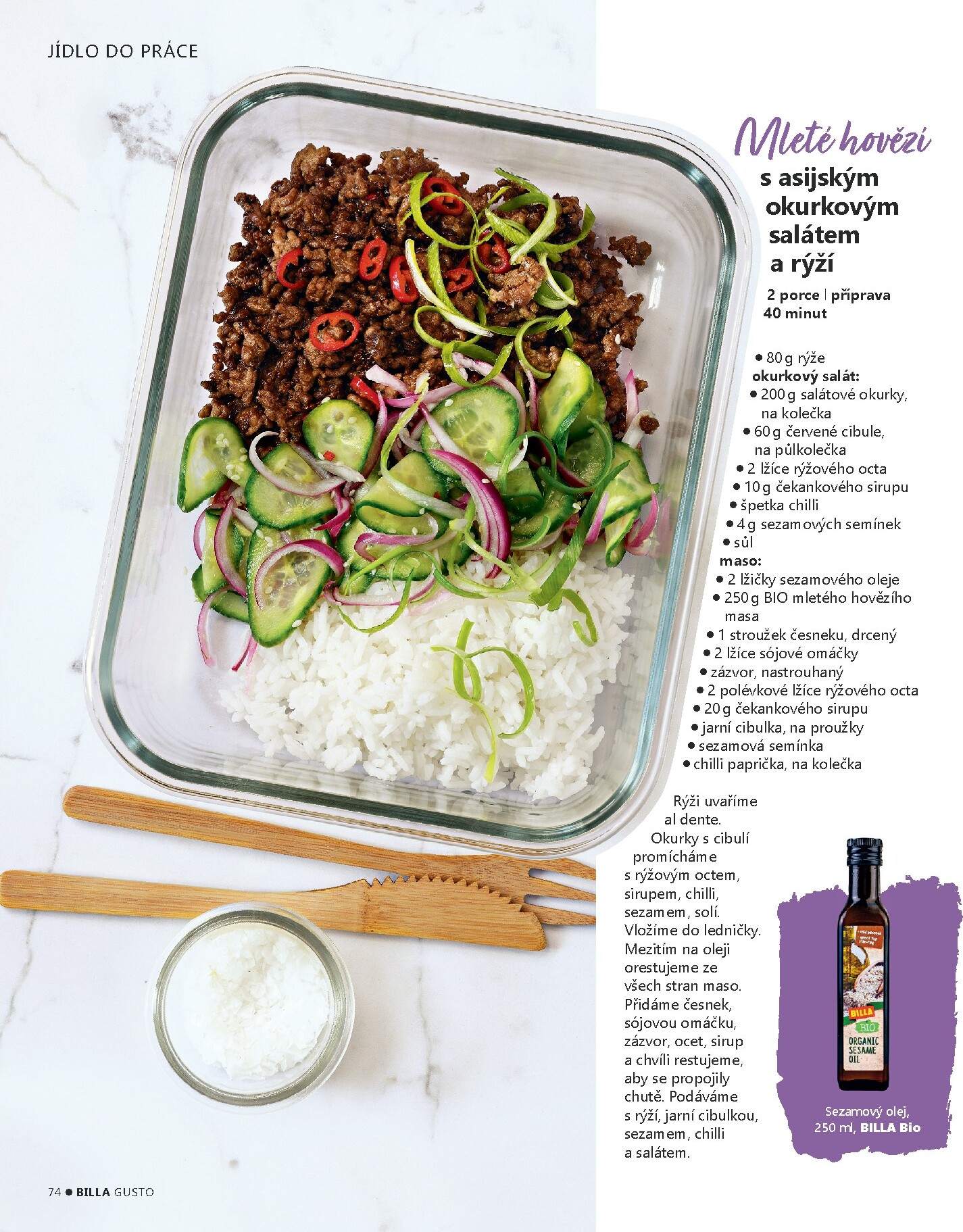 billa - Billa - Gusto magazín leták platný od úterý 10.03.2026 do neděle 31.05.2026 - page: 74