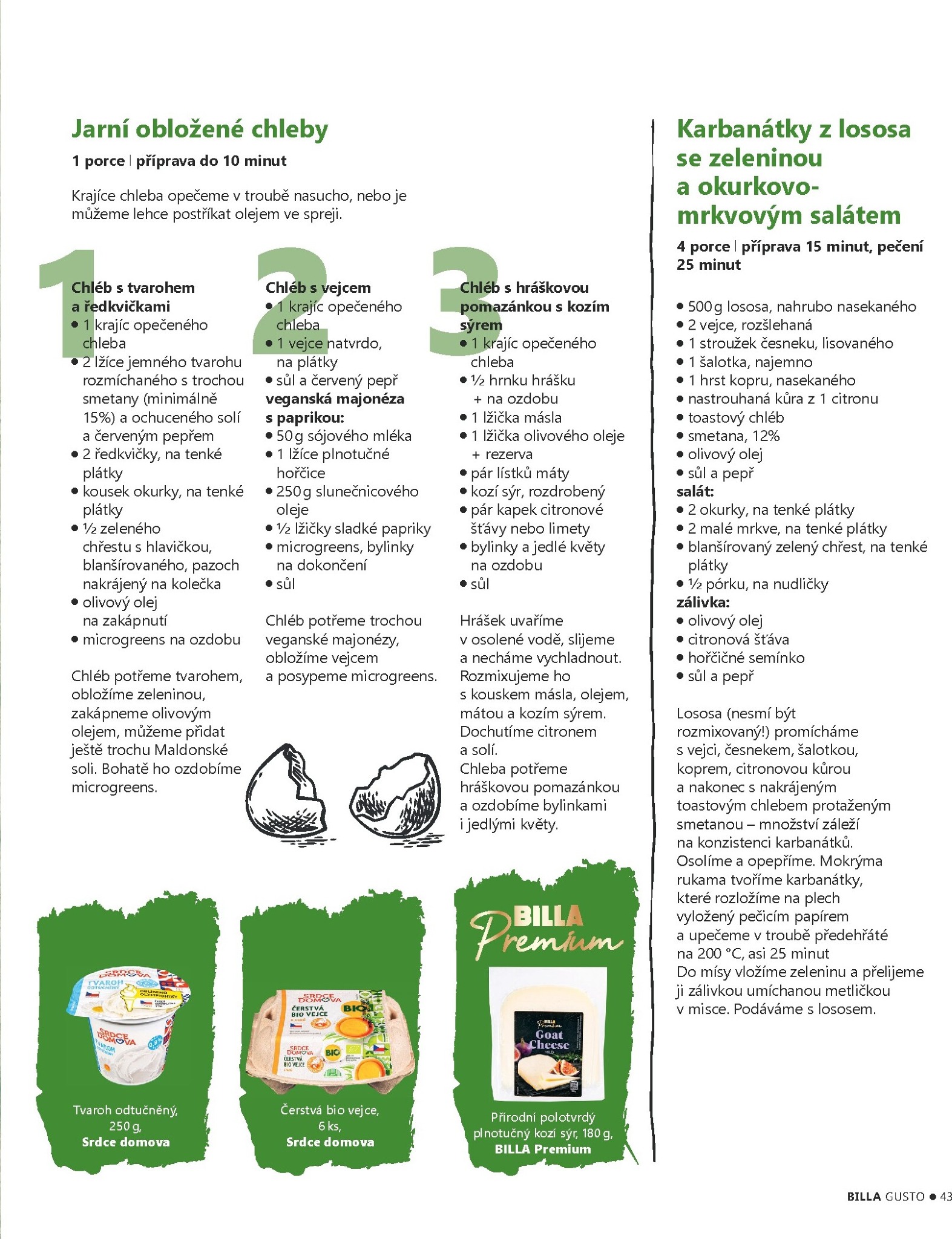 billa - Billa - Gusto magazín leták platný od úterý 10.03.2026 do neděle 31.05.2026 - page: 43