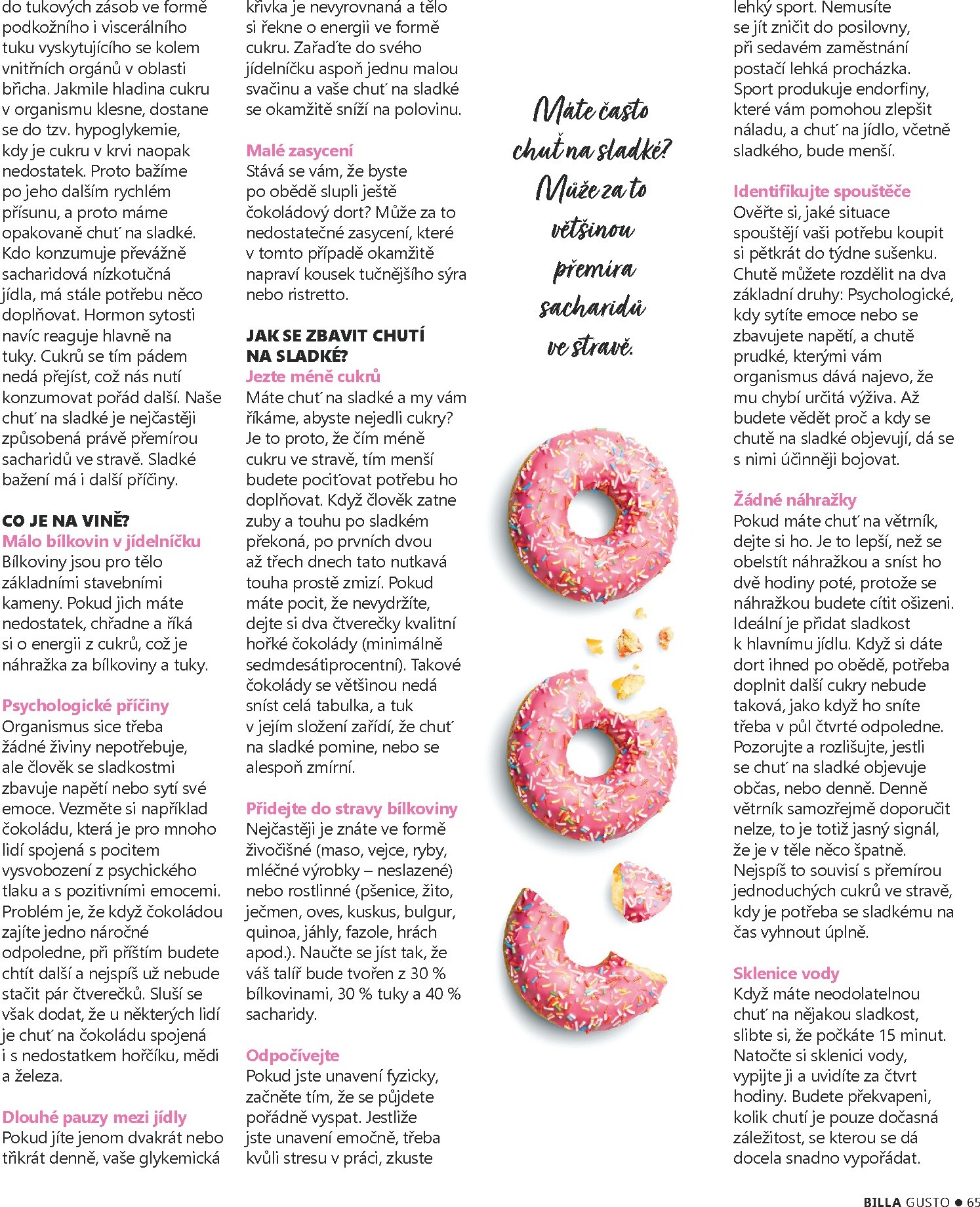 billa - Billa - Gusto magazín leták platný od úterý 10.03.2026 do neděle 31.05.2026 - page: 65