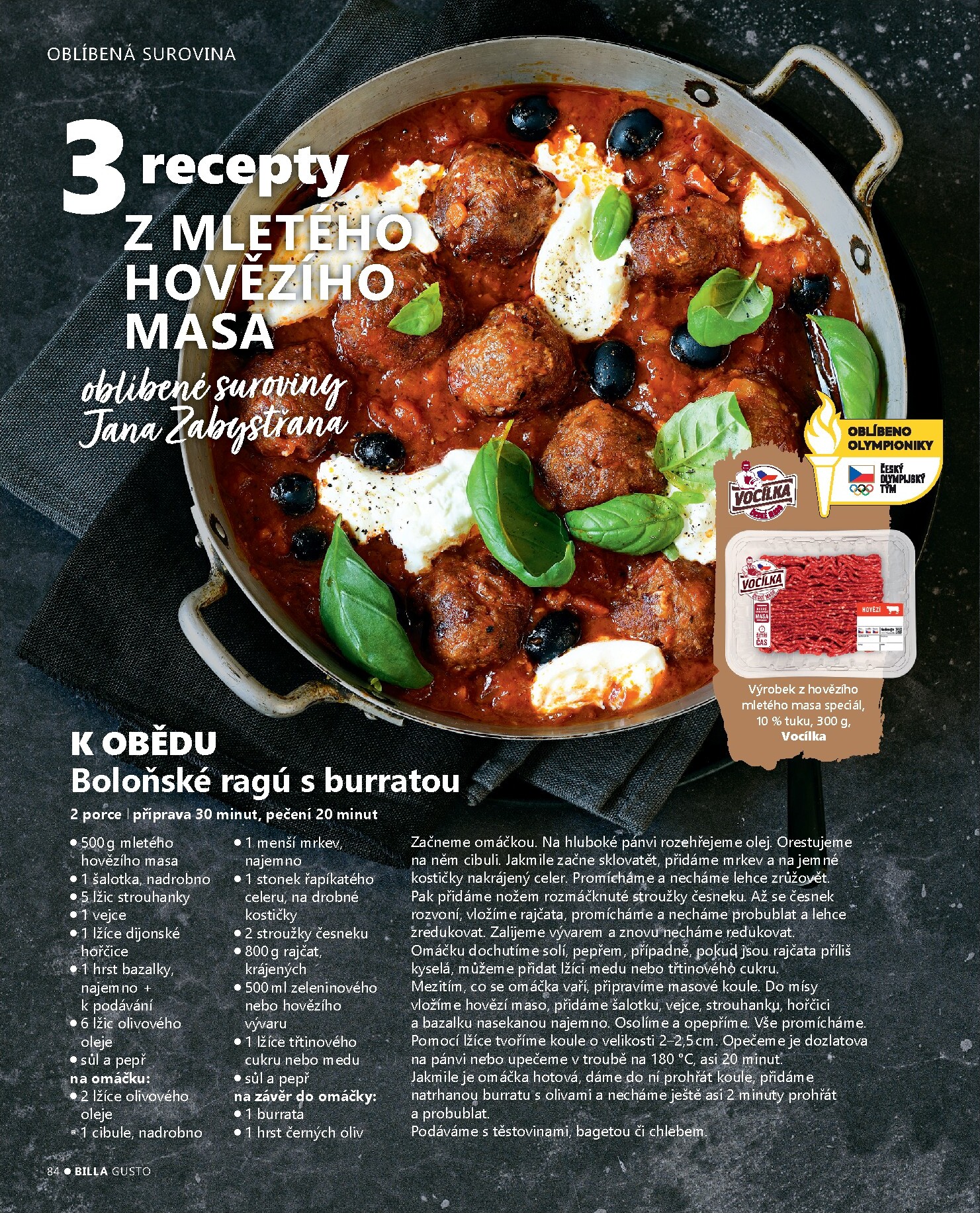 billa - Billa - Gusto magazín leták platný od úterý 10.03.2026 do neděle 31.05.2026 - page: 84