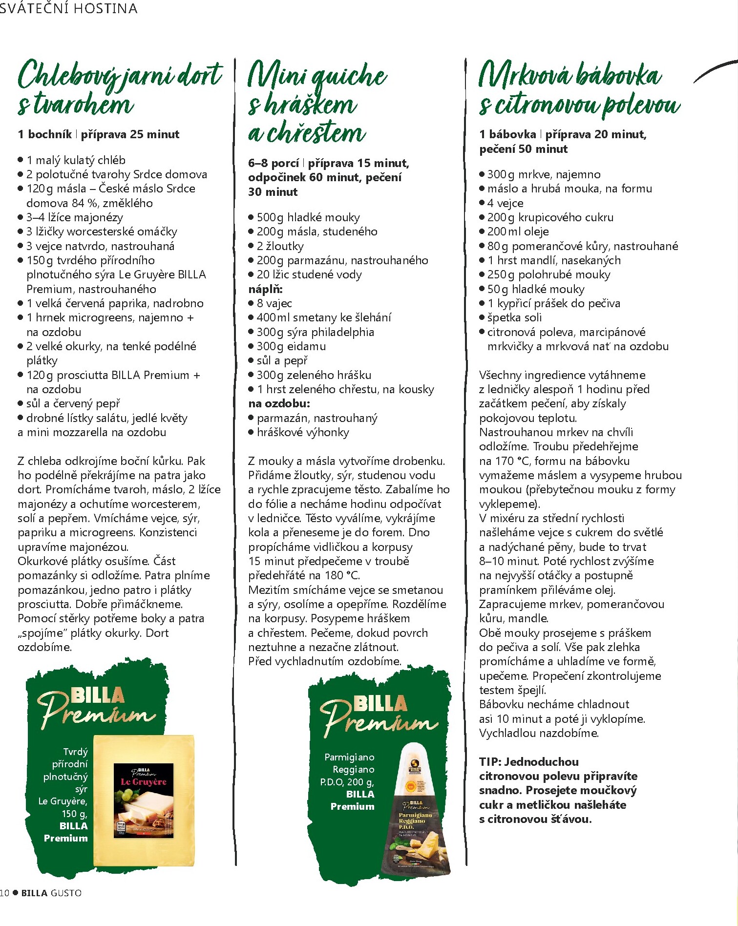 billa - Billa - Gusto magazín leták platný od úterý 10.03.2026 do neděle 31.05.2026 - page: 10