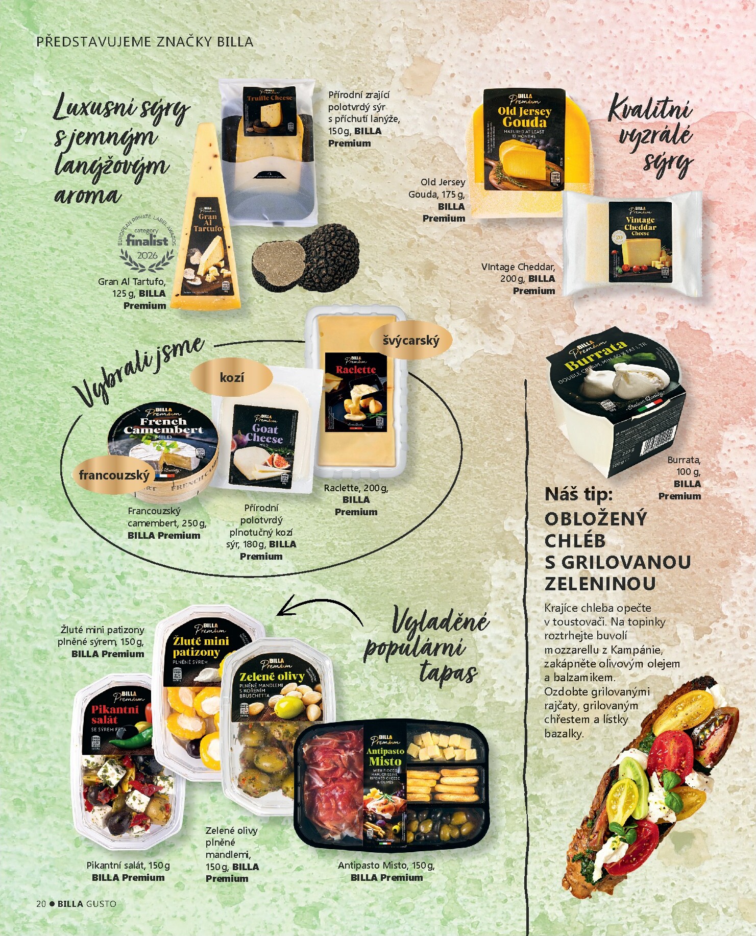 billa - Billa - Gusto magazín leták platný od úterý 10.03.2026 do neděle 31.05.2026 - page: 20