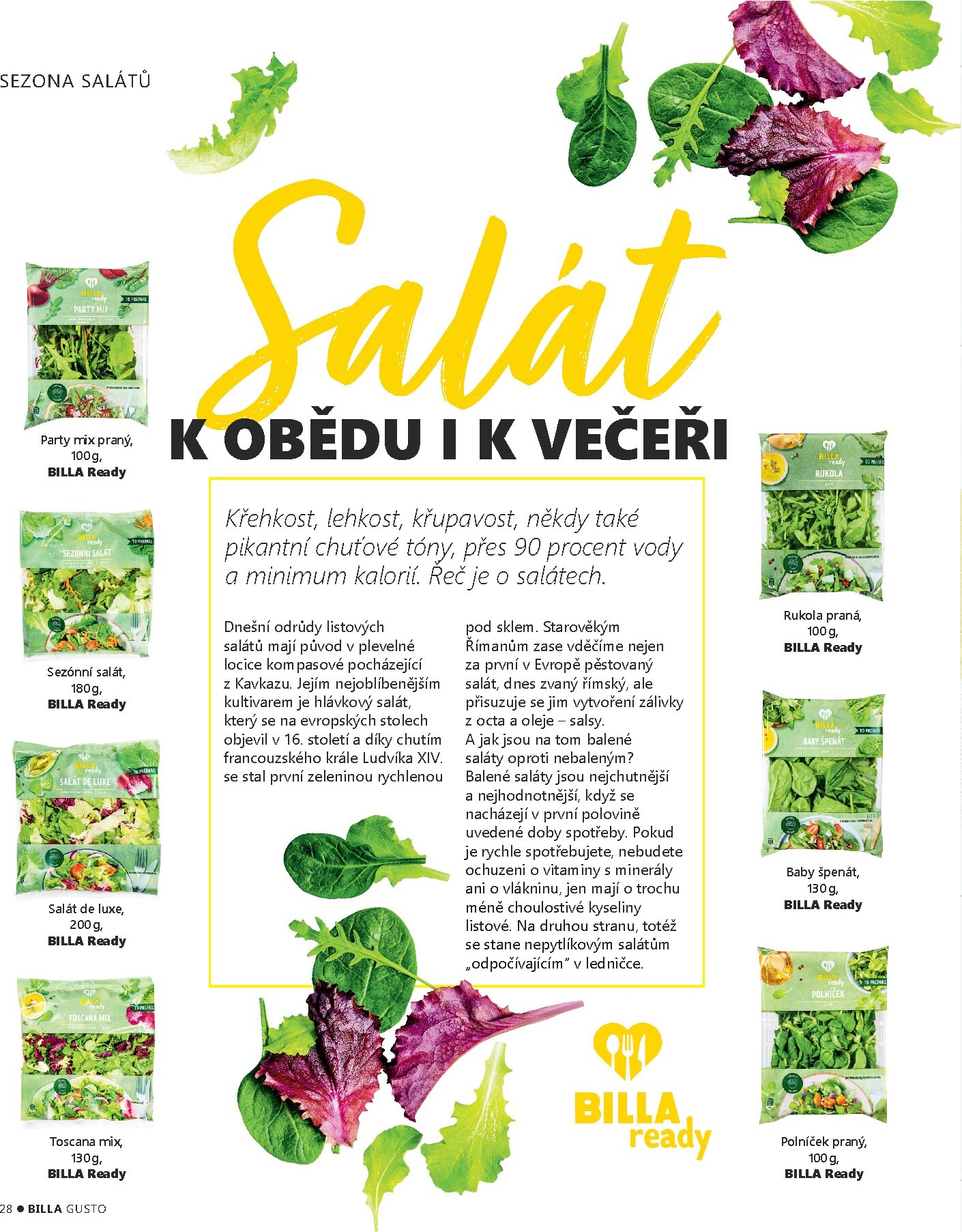 billa - Billa - Gusto magazín leták platný od úterý 10.03.2026 do neděle 31.05.2026 - page: 28