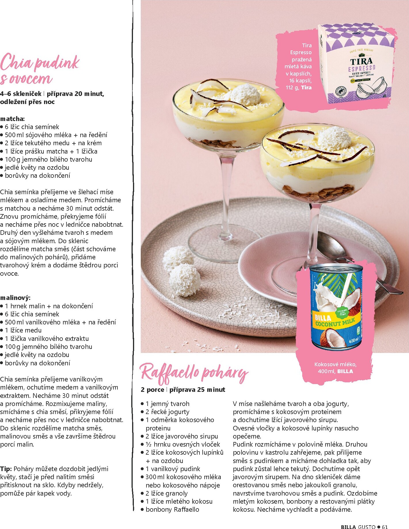 billa - Billa - Gusto magazín leták platný od úterý 10.03.2026 do neděle 31.05.2026 - page: 61