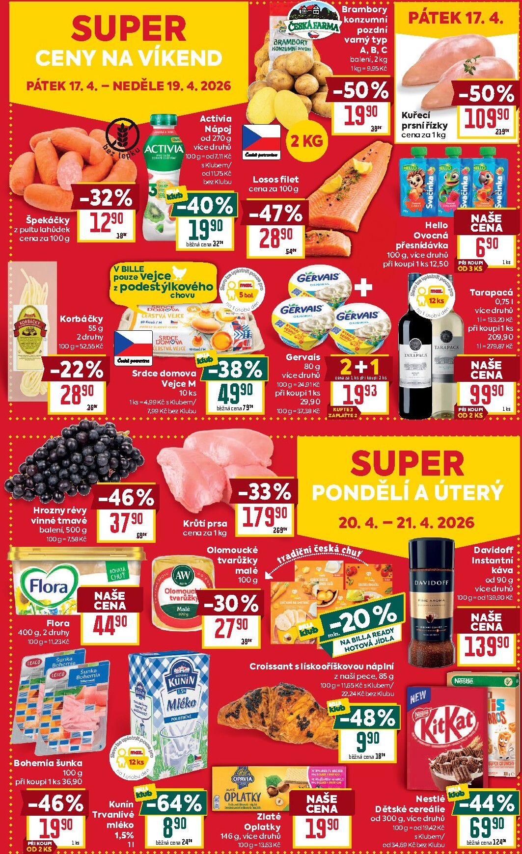 billa - Budoucí Billa - Malý leták leták platný od středy 22.04.2026 do úterý 28.04.2026 - page: 4