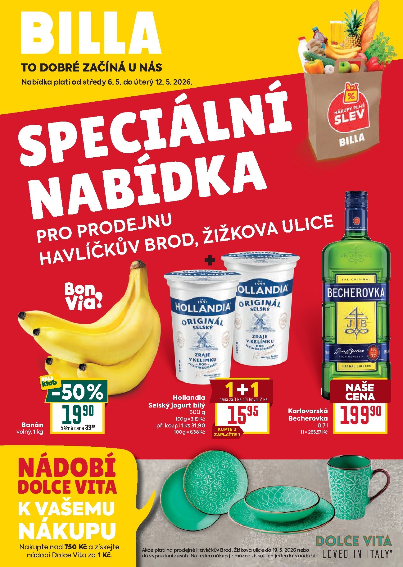 billa - Budoucí Billa - Havlíčkův Brod leták platný od středy 06.05.2026 do úterý 12.05.2026