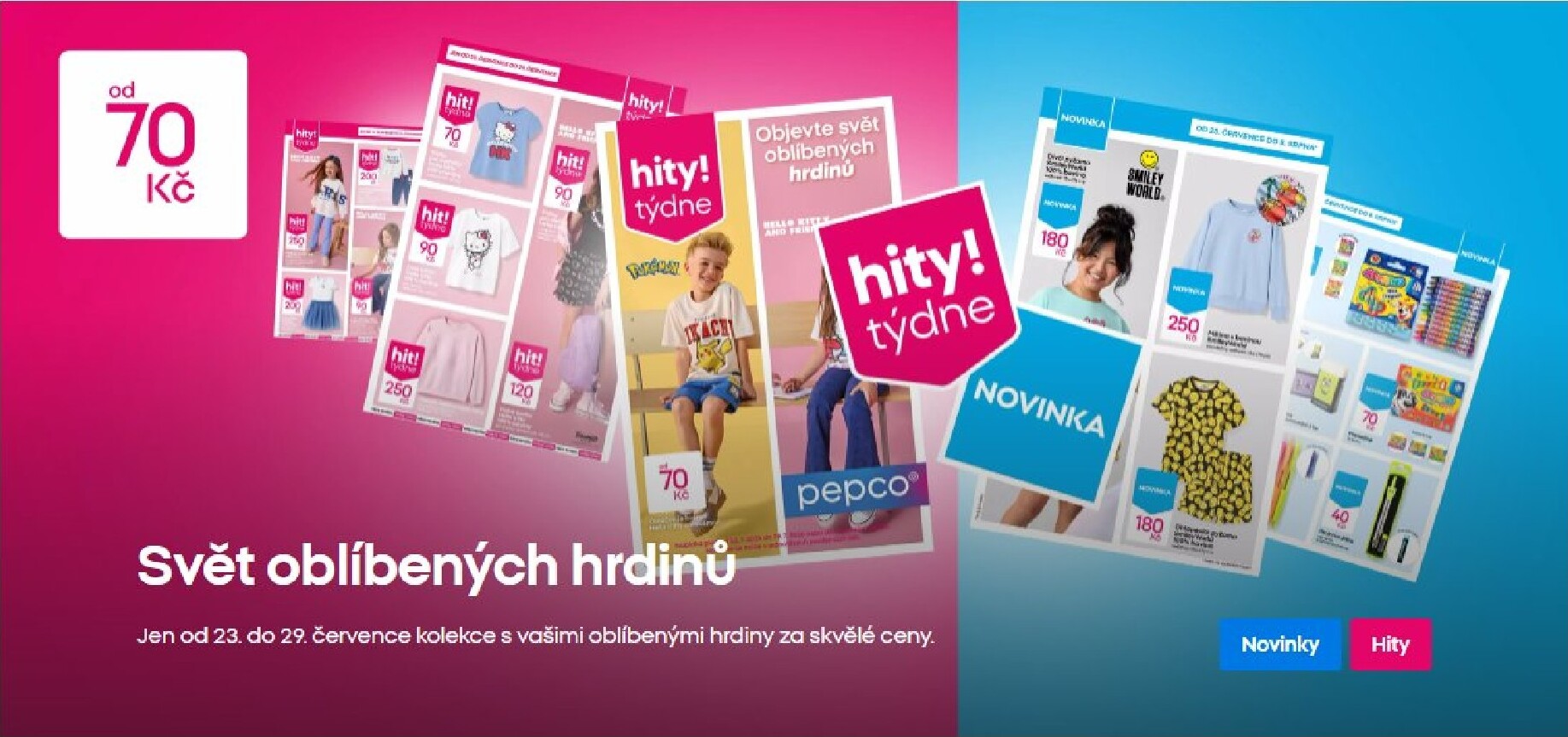 pepco - Aktuální Pepco leták platný od čtvrtka 23.07.2026 do středy 29.07.2026