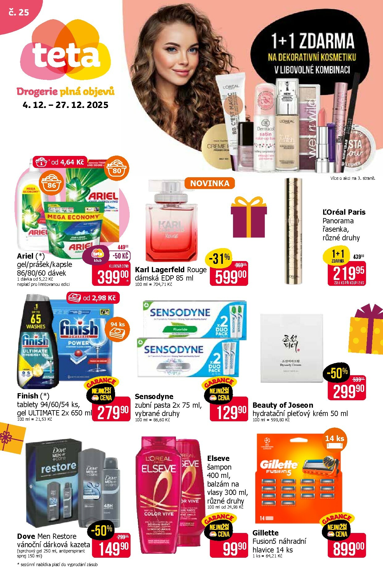 teta-drogerie - Aktuální leták Teta drogerie od 04.12. do 27.12.