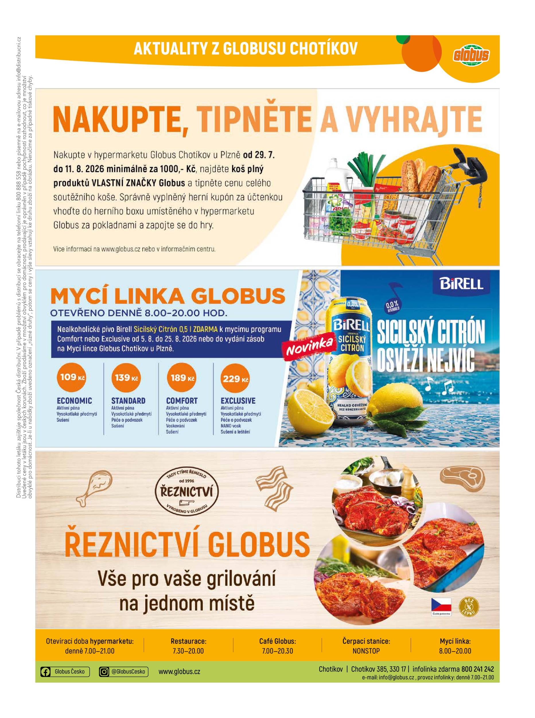 globus - Globus - Plzeň–Chotíkov leták na příští týden od středy 05.08.2026 do úterý 11.08.2026 - page: 35