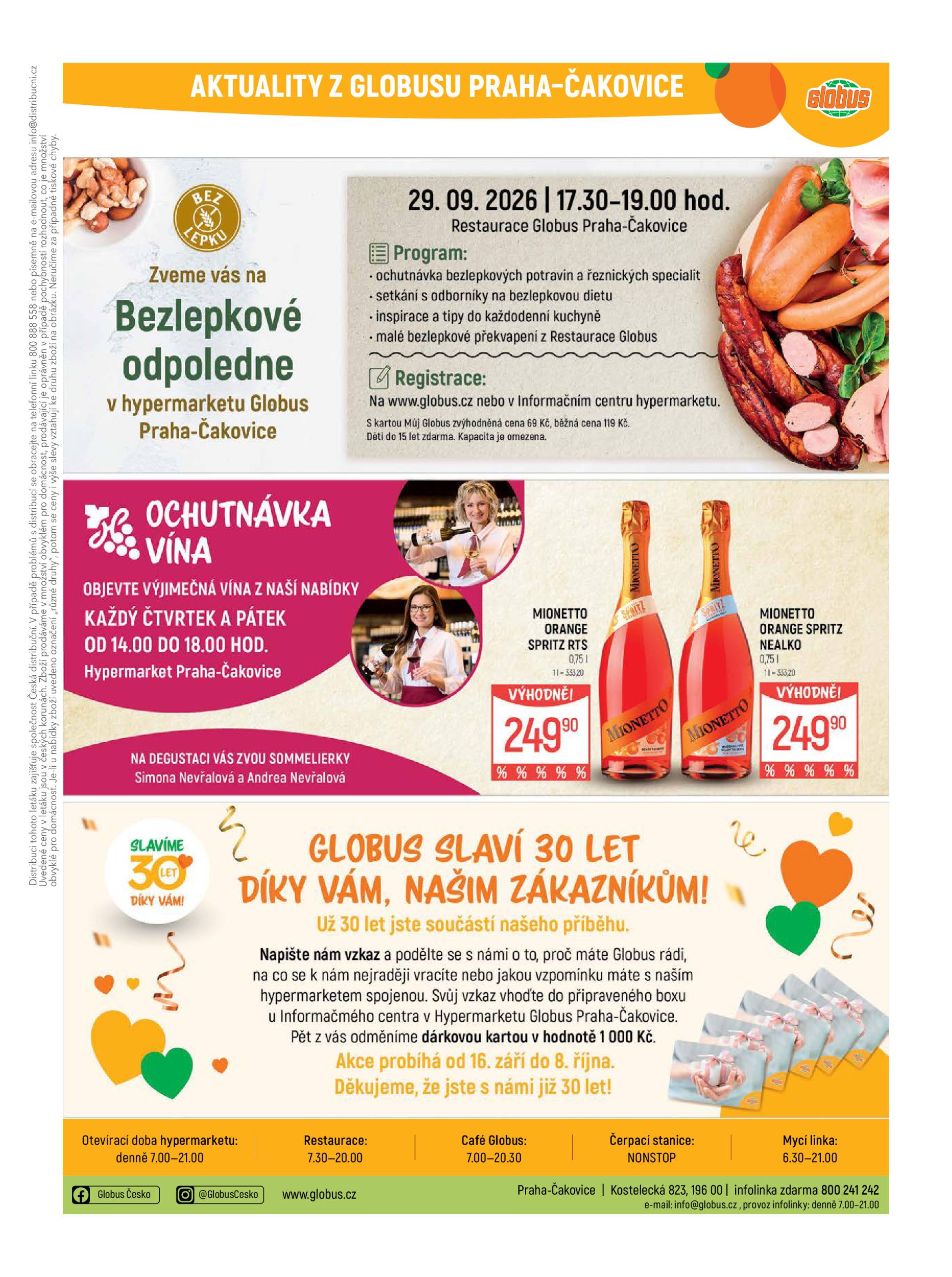 globus - Globus Praha–Čakovice leták na příští týden od středy 23.09.2026 do úterý 29.09.2026 - page: 43