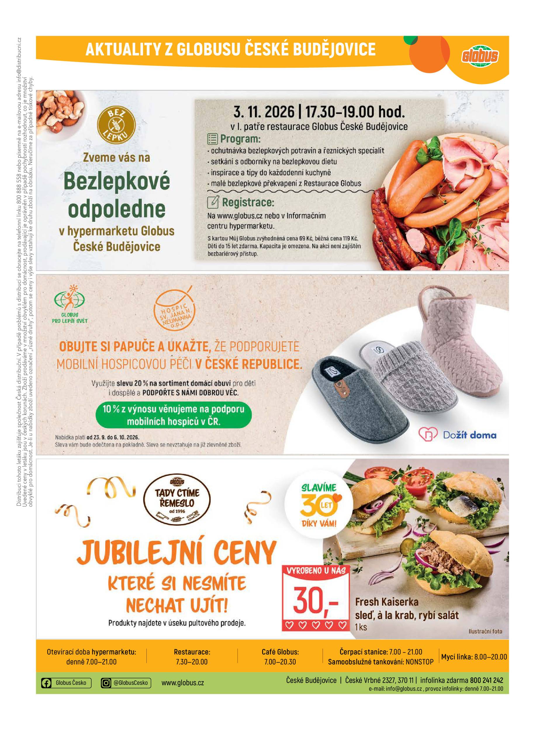 globus - Globus - České Budějovice leták na příští týden od středy 23.09.2026 do úterý 29.09.2026 - page: 43