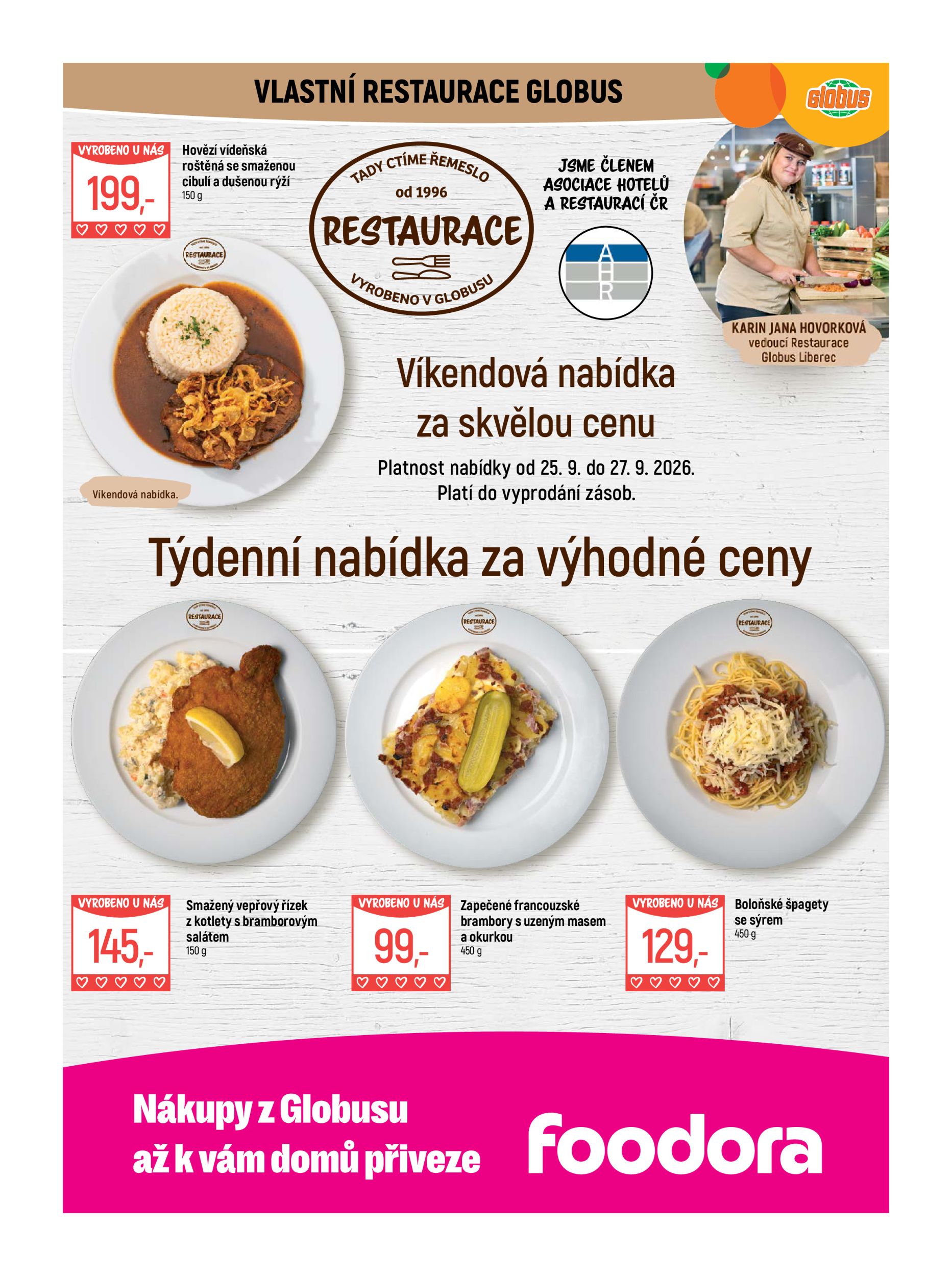 globus - Globus - Liberec leták na příští týden od středy 23.09.2026 do úterý 29.09.2026 - page: 8
