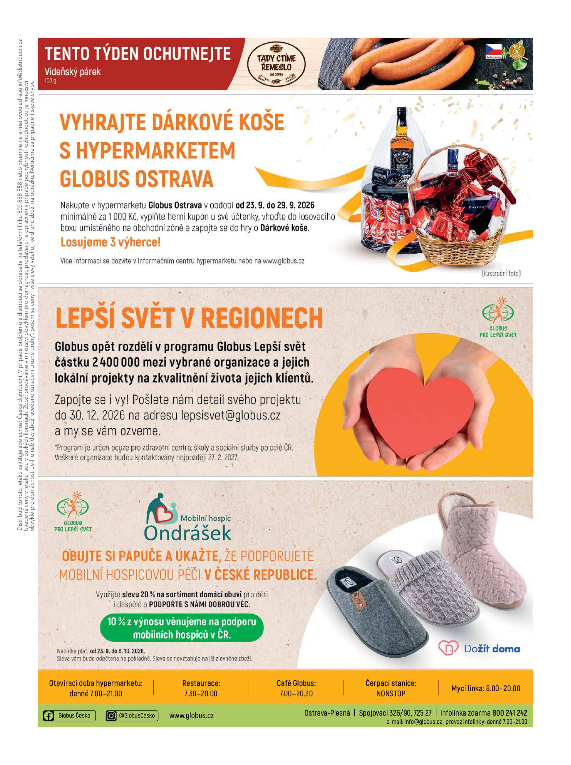 globus - Globus - Ostrava leták na příští týden od středy 23.09.2026 do úterý 29.09.2026 - page: 43