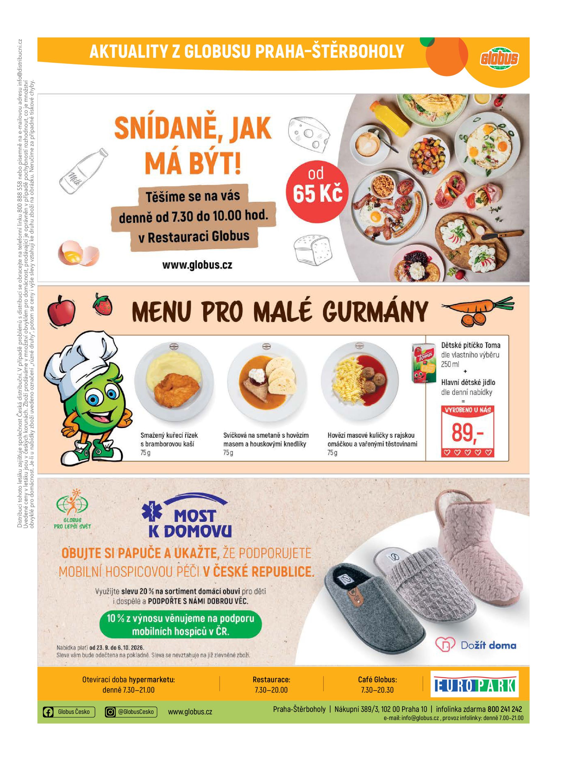 globus - Globus Praha–Štěrboholy leták na příští týden od středy 23.09.2026 do úterý 29.09.2026 - page: 39