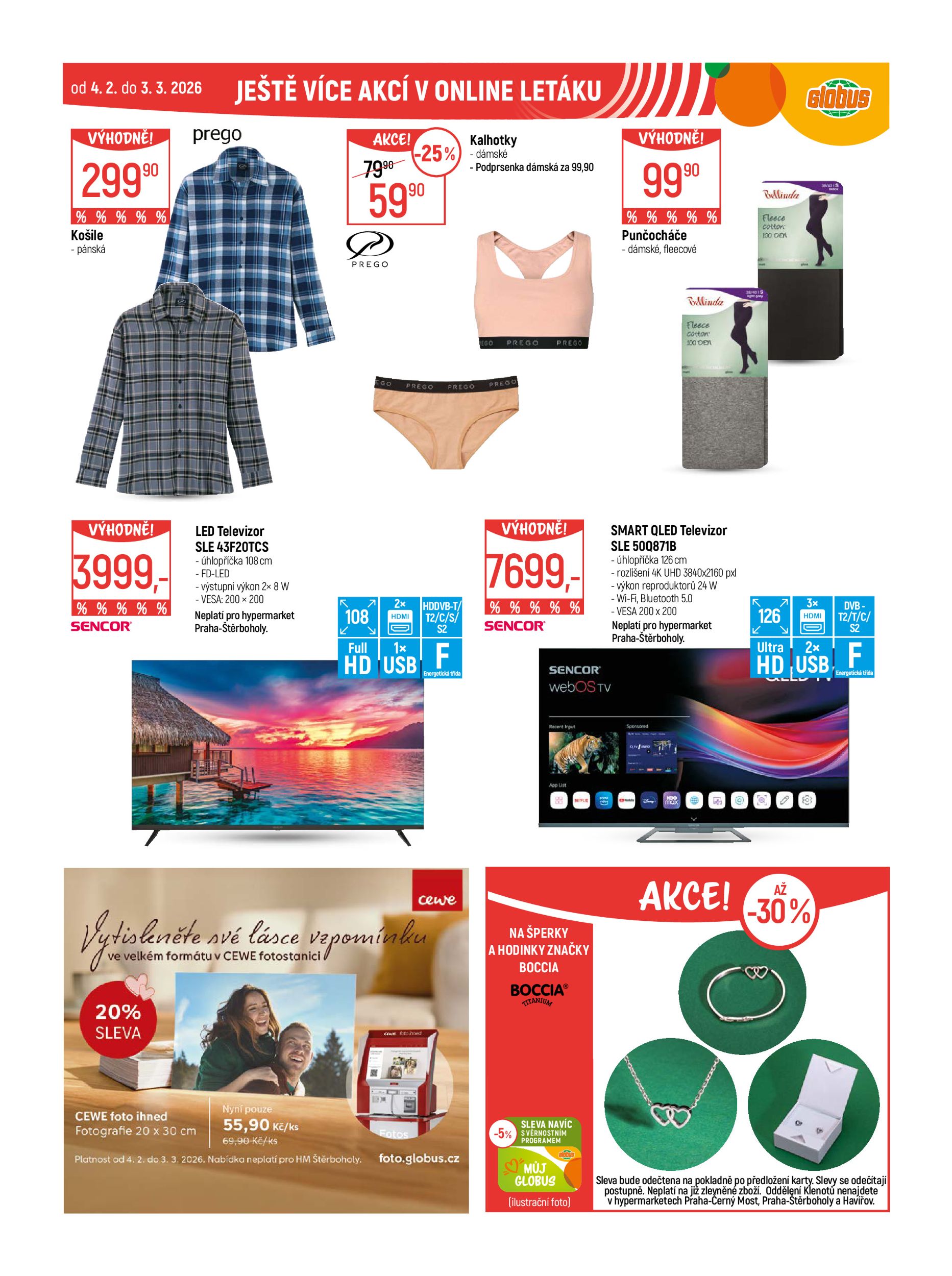 globus - Globus - Praha - Štěrboholy leták platný od středy 04.02.2026 do úterý 10.02.2026 - page: 34