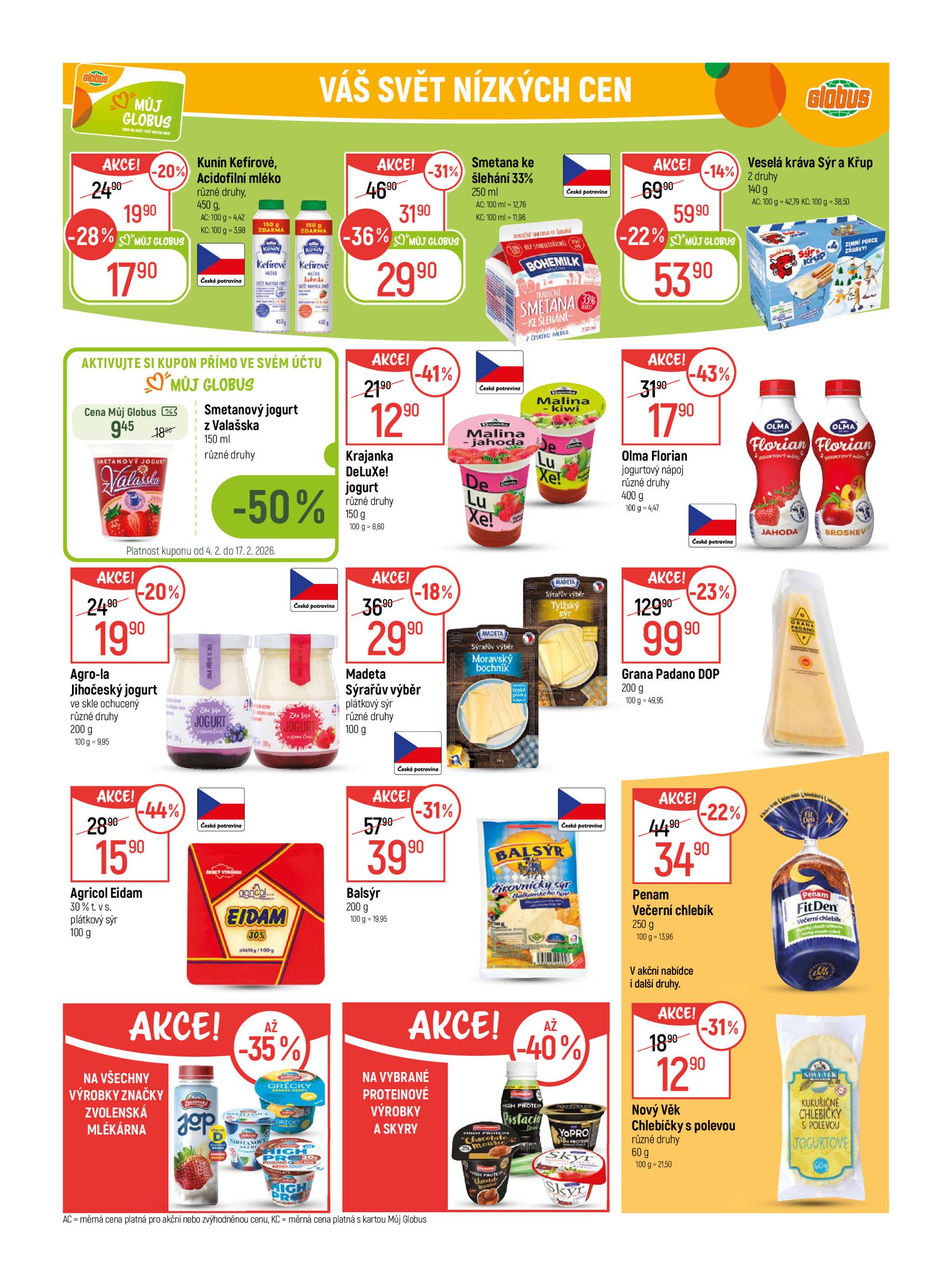 globus - Globus - Praha - Čakovice leták platný od středy 04.02.2026 do úterý 10.02.2026 - page: 20