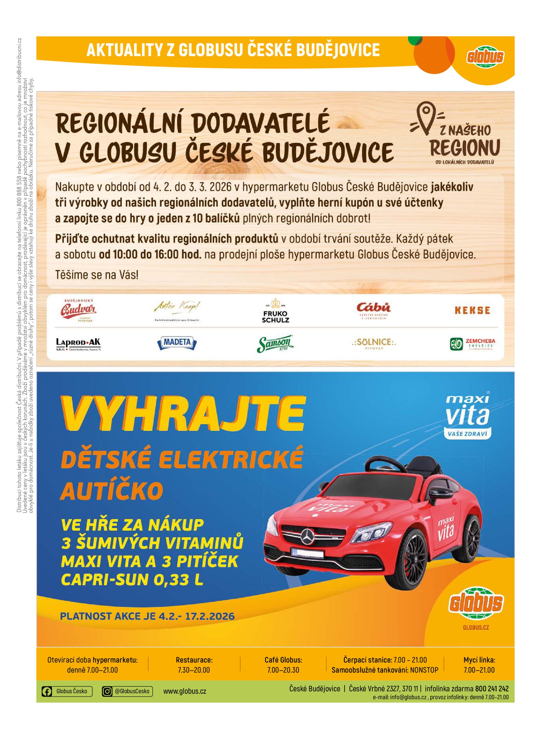 globus - Globus - České Budějovice leták platný od středy 04.02.2026 do úterý 10.02.2026 - page: 33