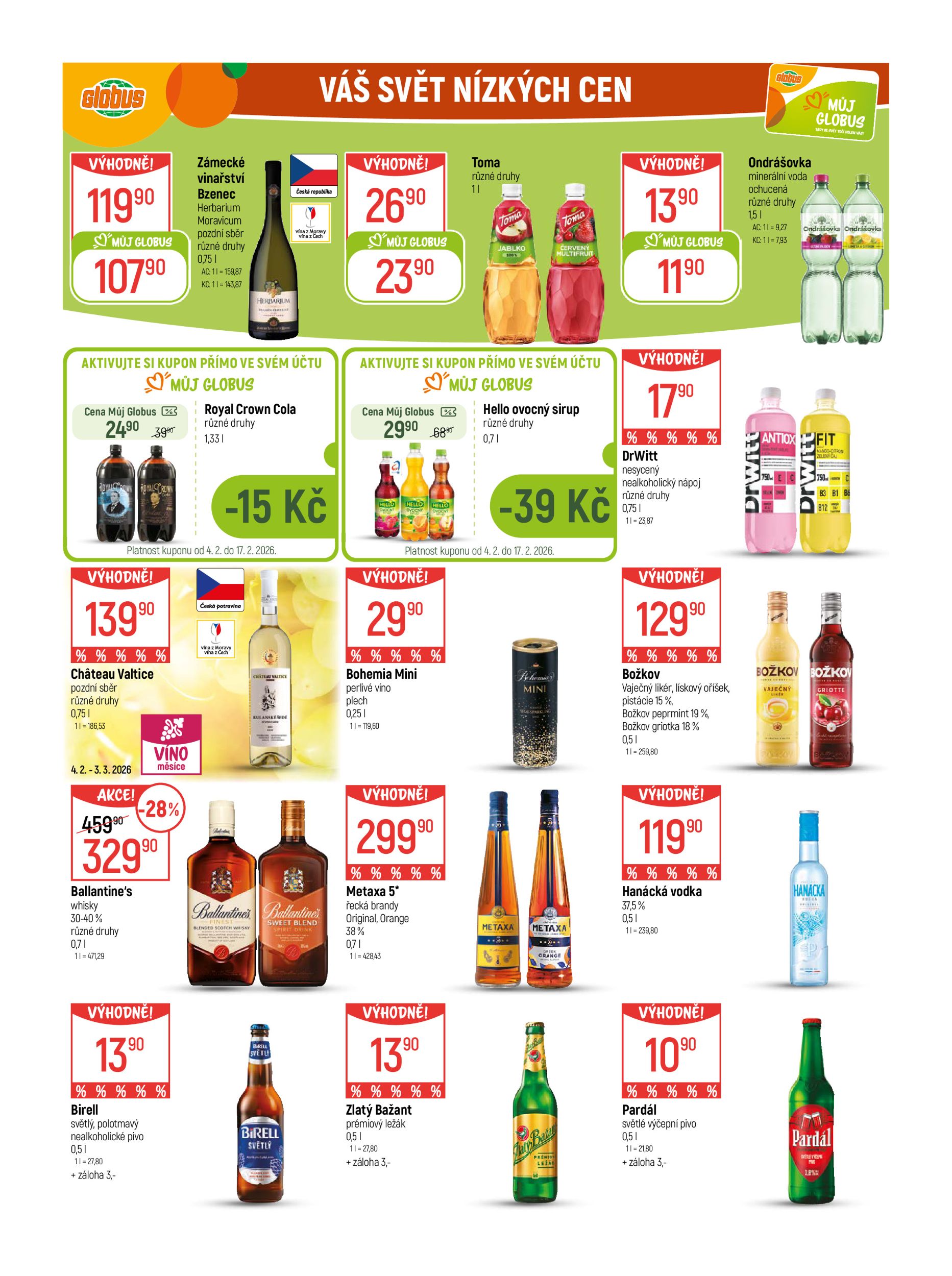 globus - Globus - České Budějovice leták platný od středy 04.02.2026 do úterý 10.02.2026 - page: 25