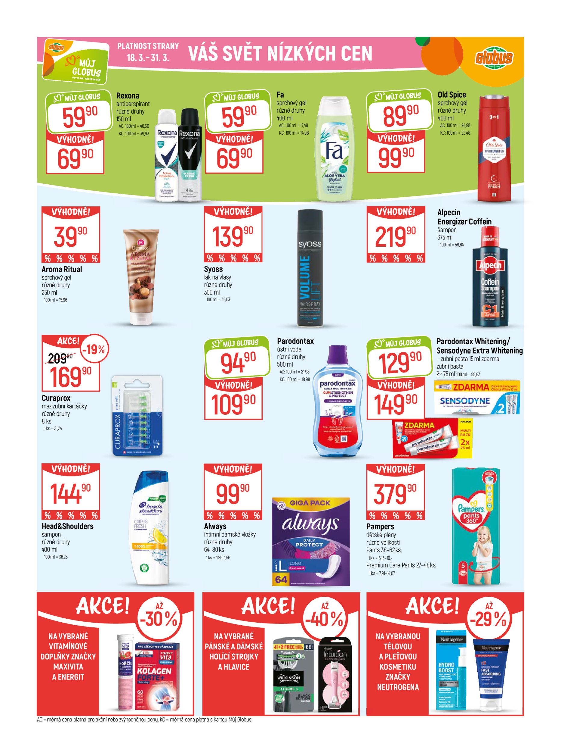 globus - Globus - Chomutov leták platný od středy 18.03.2026 do úterý 24.03.2026 - page: 32