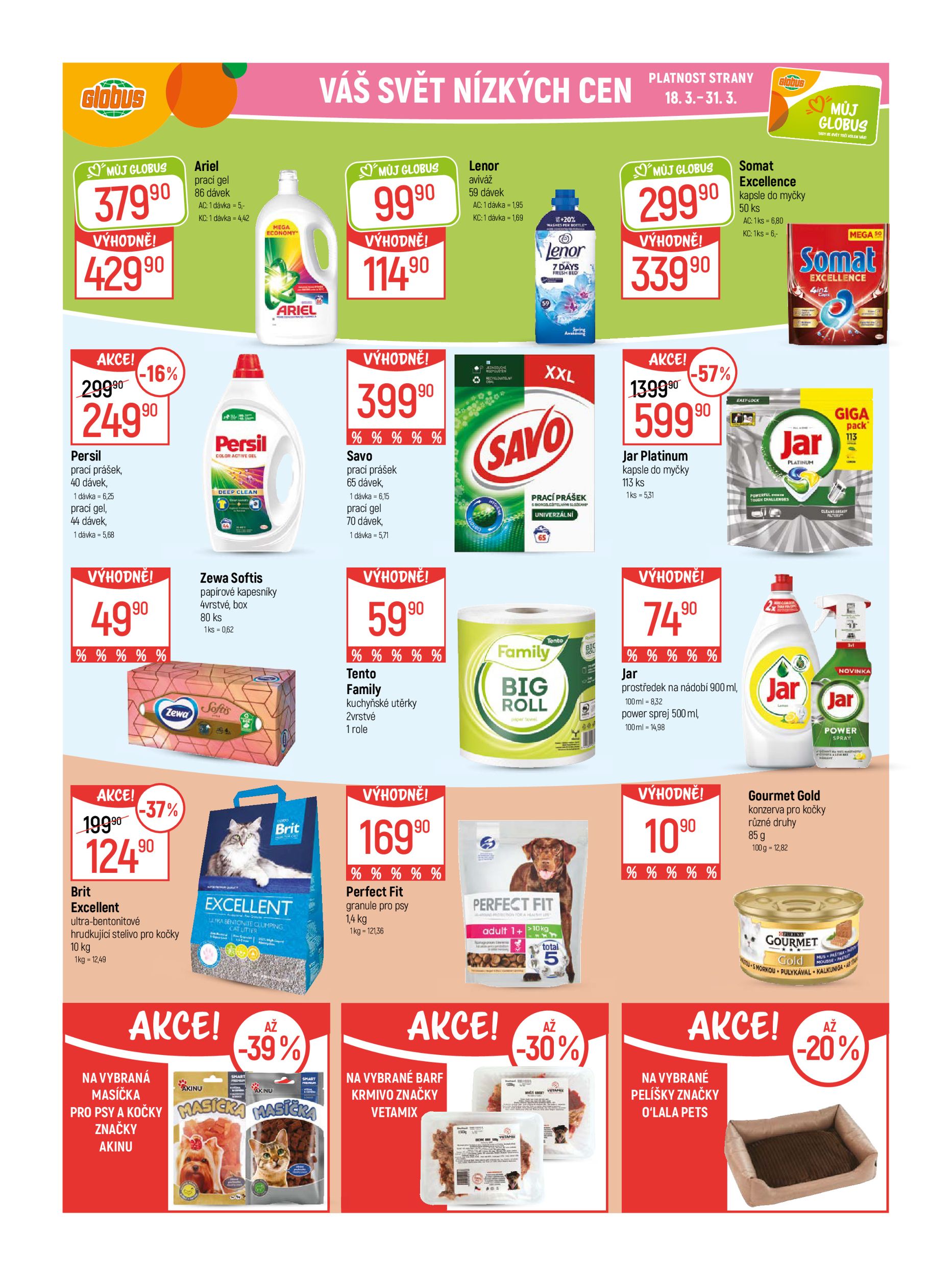 globus - Globus - Praha - Zličín leták platný od středy 18.03.2026 do úterý 24.03.2026 - page: 33