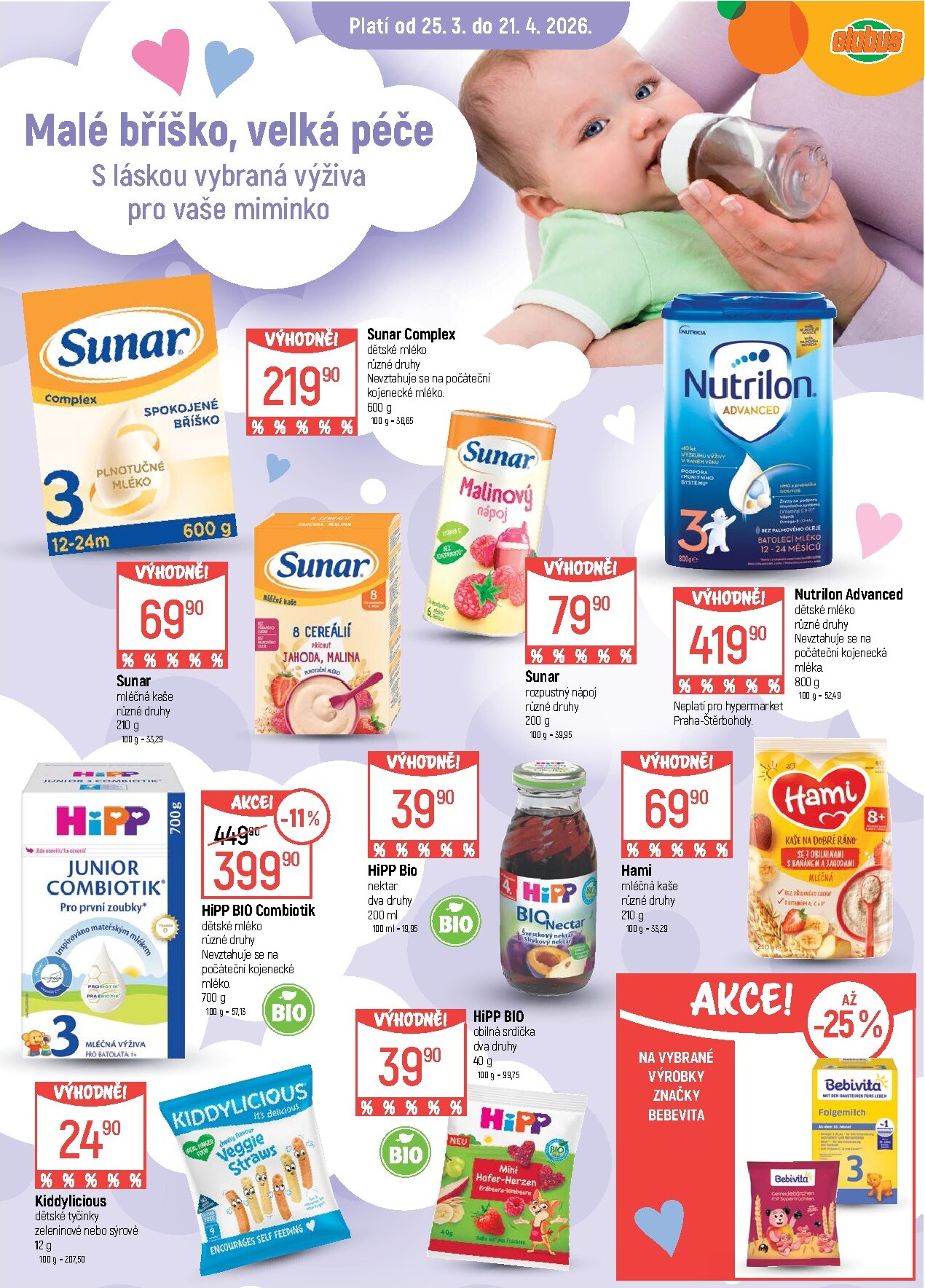 globus - Aktuální Globus - Pro naše nejmenší leták platný od středy 25.03.2026 do úterý 21.04.2026 - page: 2