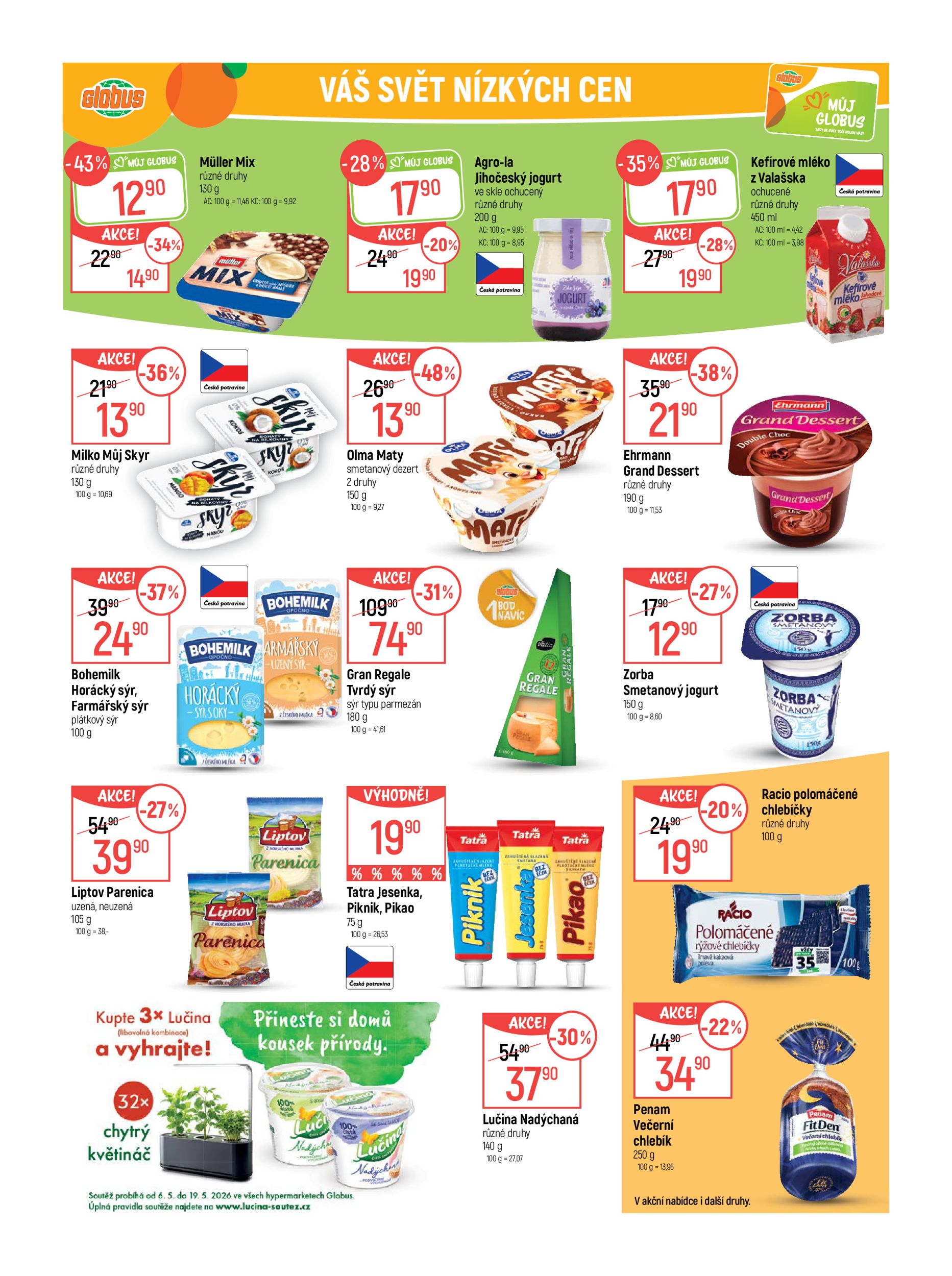 globus - Globus - Praha - Zličín leták na příští týden od středy 06.05.2026 do úterý 12.05.2026 - page: 19