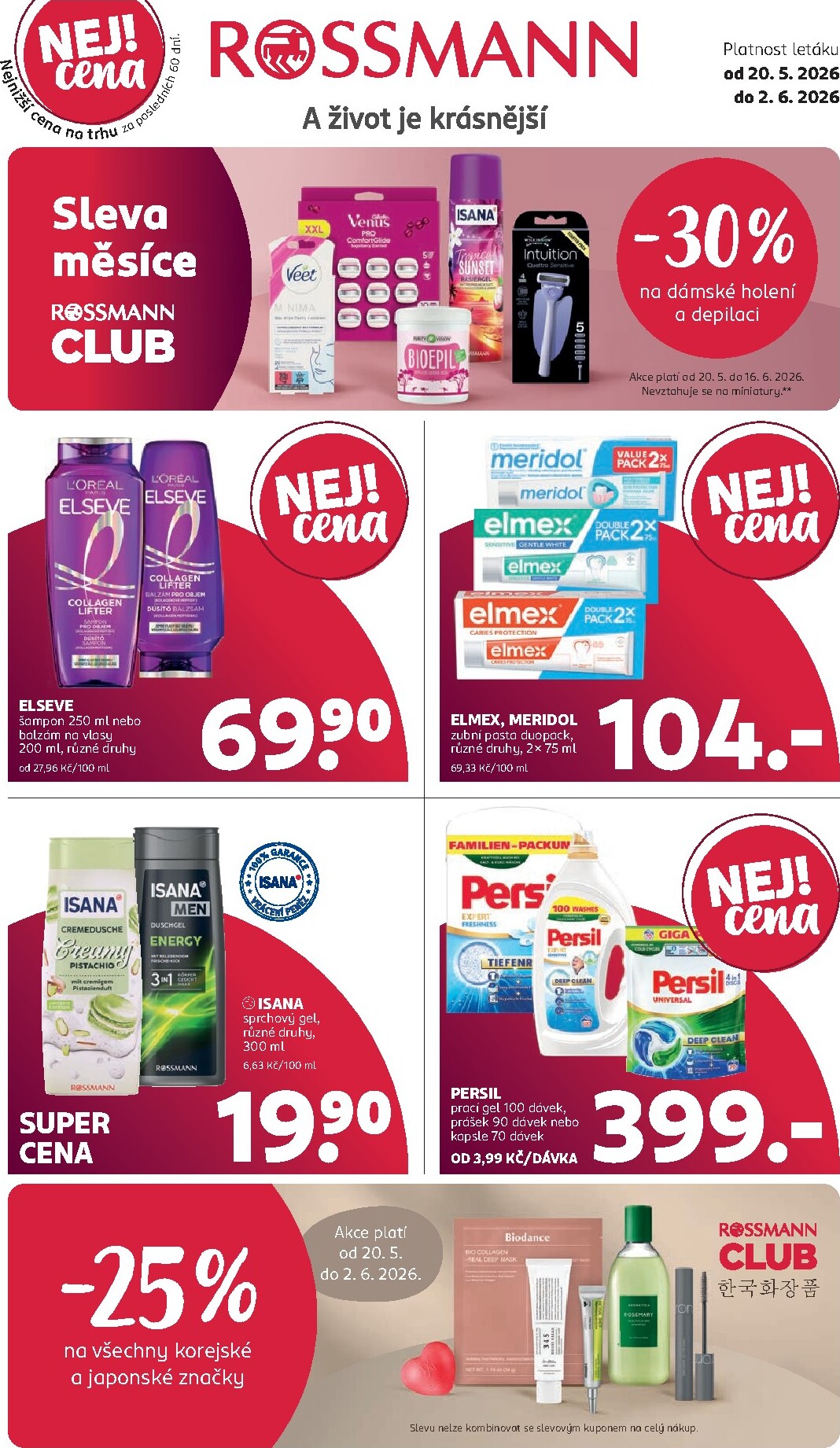 rossmann - Budoucí ROSSMANN leták platný od středy 20.05.2026 do úterý 02.06.2026