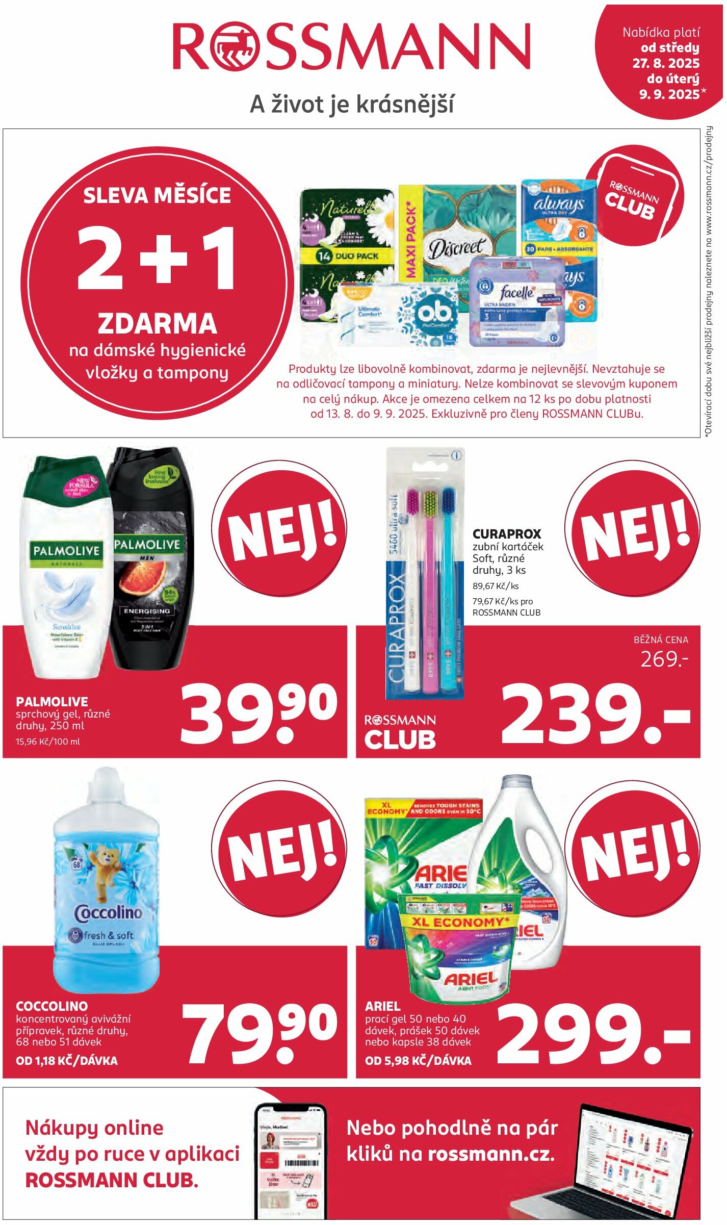 rossmann - Leták ROSSMANN od 27.08. do 09.09.