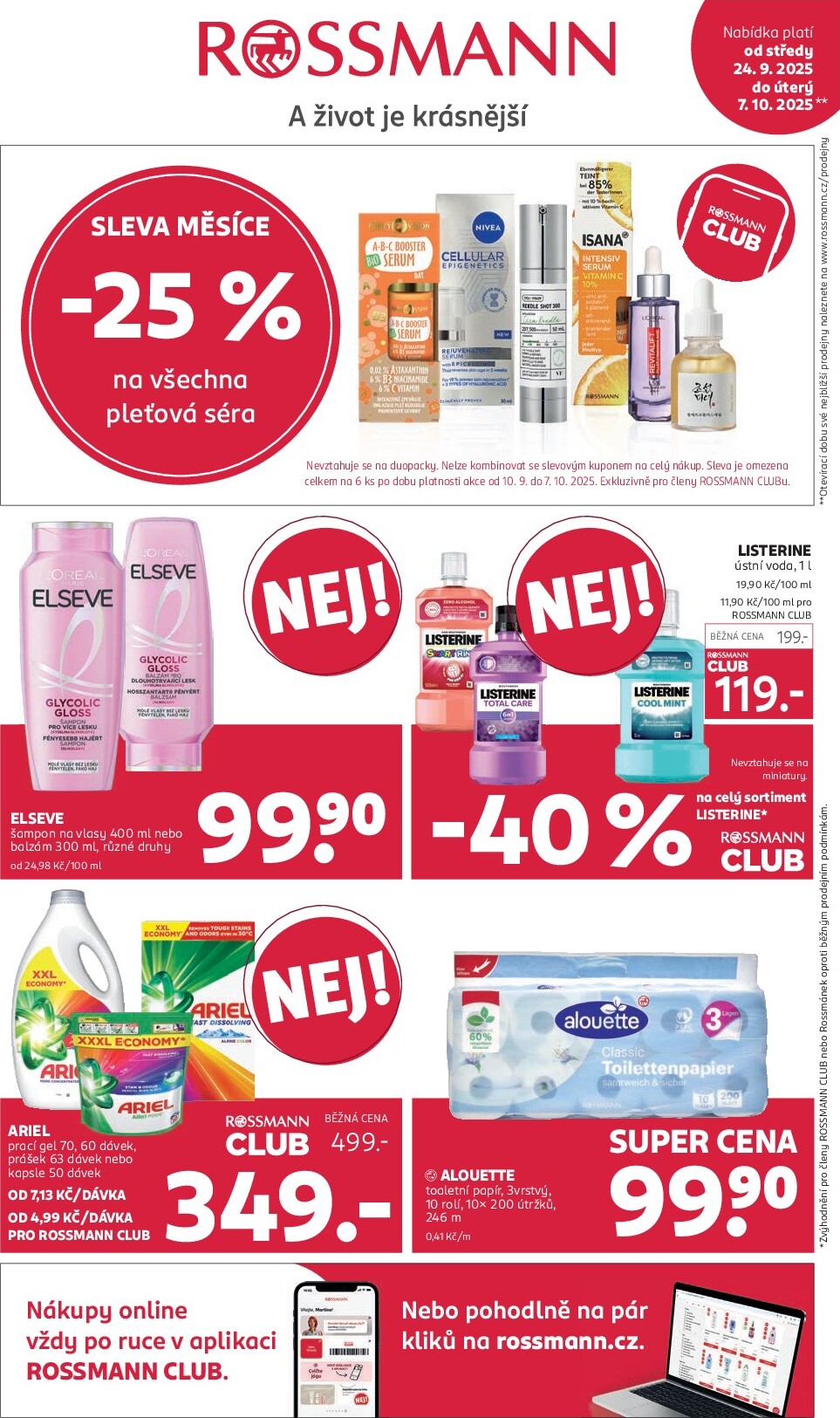 rossmann - Leták ROSSMANN od 24.09. do 07.10.