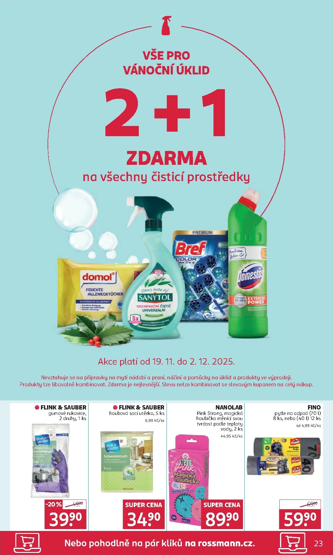 rossmann - Aktuální leták ROSSMANN od 19.11. do 02.12. - page: 23