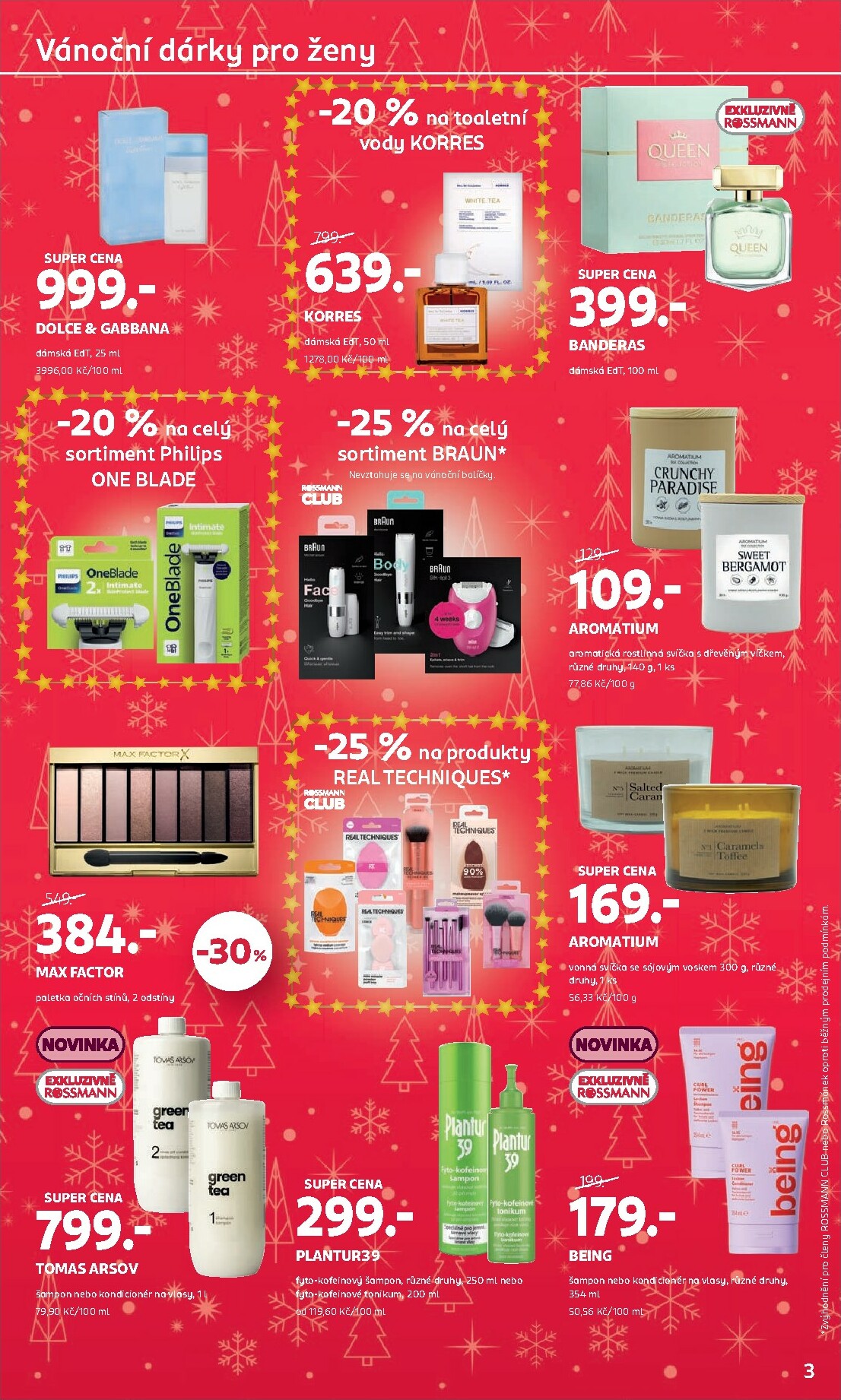 rossmann - Aktuální leták ROSSMANN od 17.12. do 30.12. - page: 3