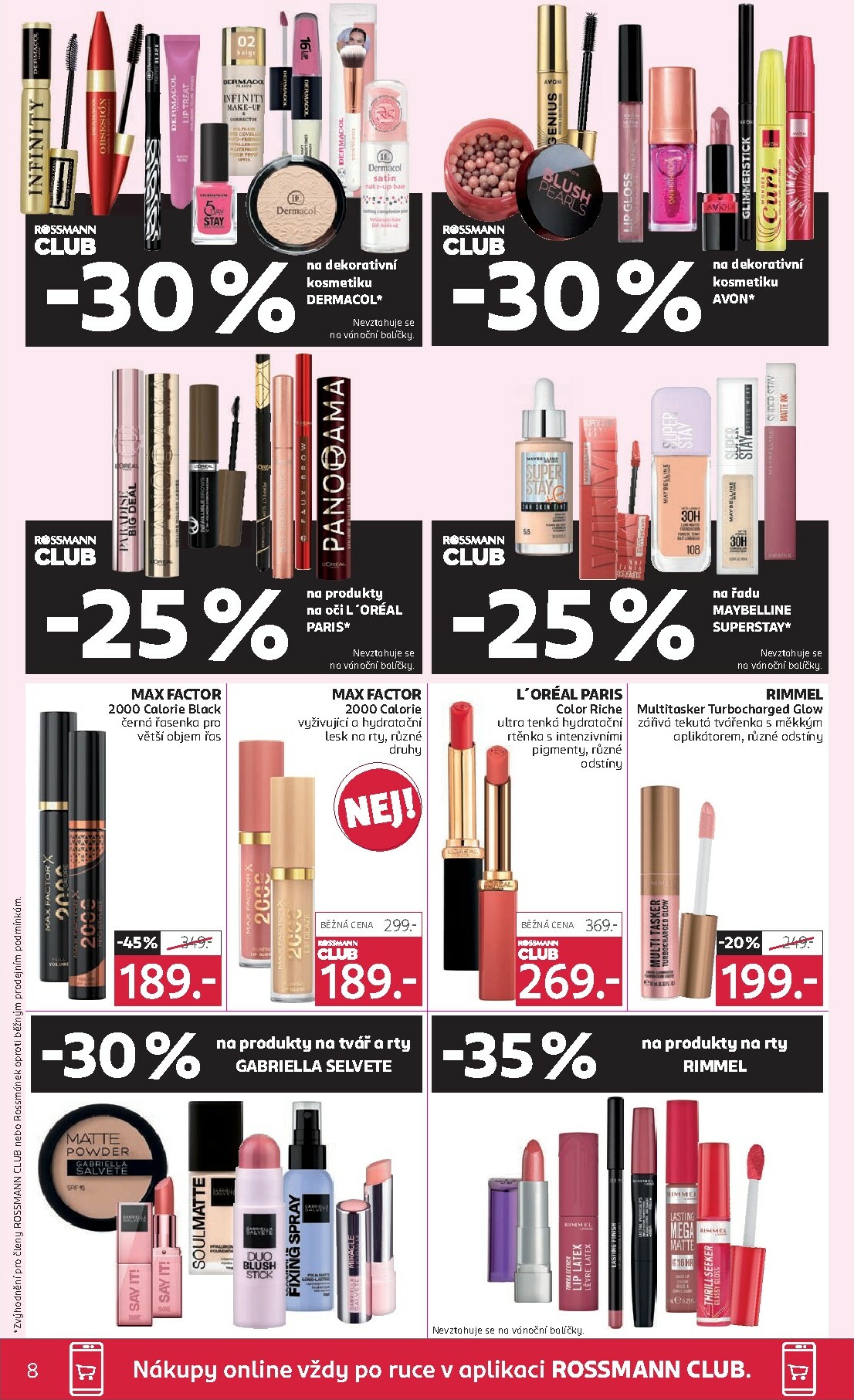 rossmann - Aktuální leták ROSSMANN od 17.12. do 30.12. - page: 8