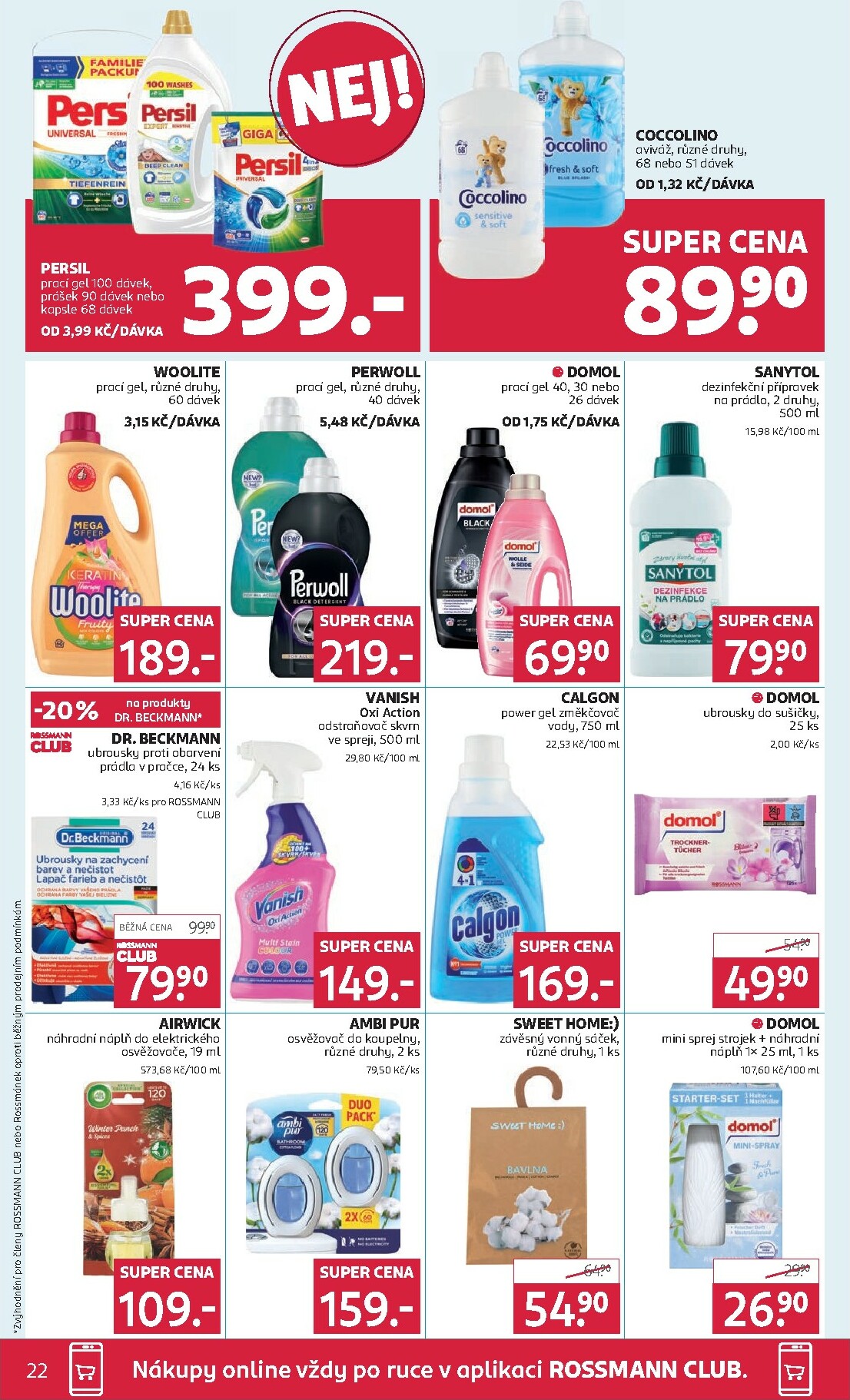 rossmann - Aktuální leták ROSSMANN od 17.12. do 30.12. - page: 22