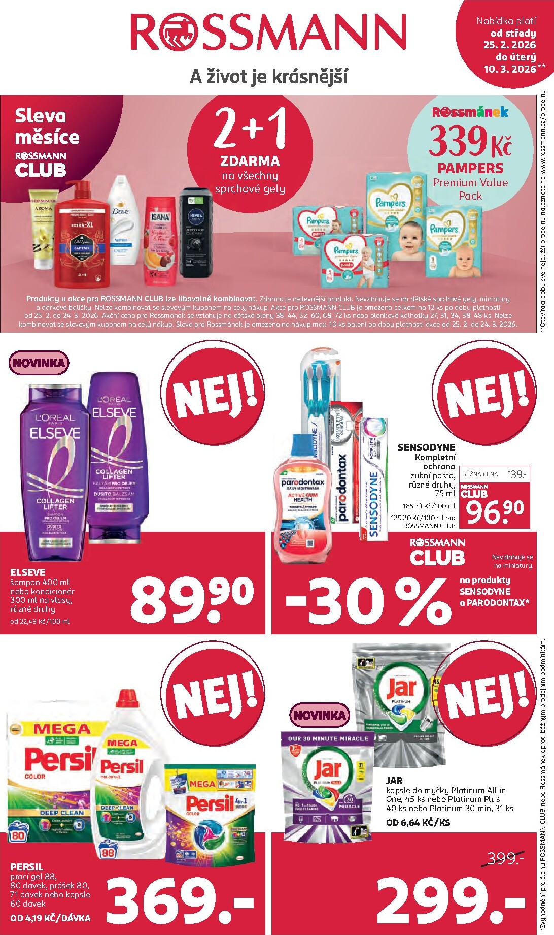 rossmann - ROSSMANN leták platný od středy 25.02.2026 do úterý 10.03.2026
