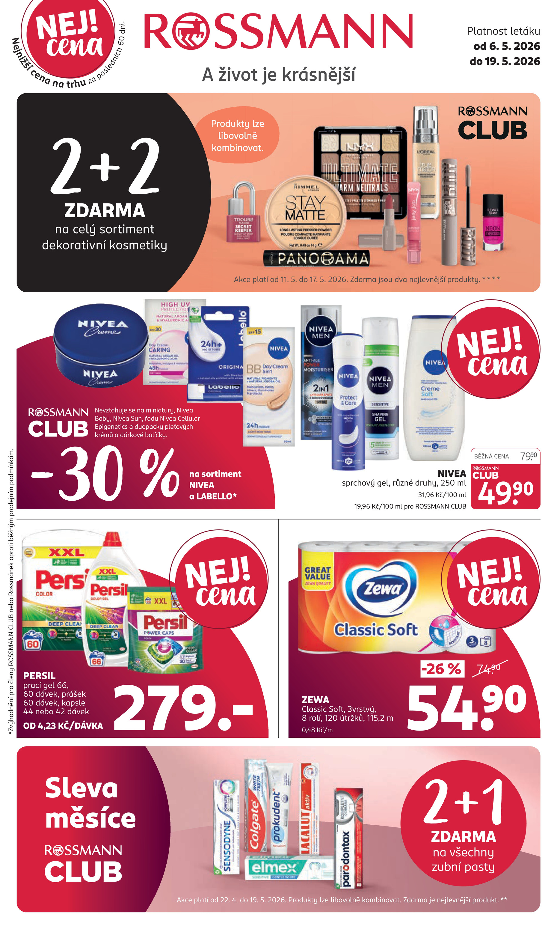 rossmann - Aktuální ROSSMANN leták platný od středy 06.05.2026 do úterý 19.05.2026 - page: 1