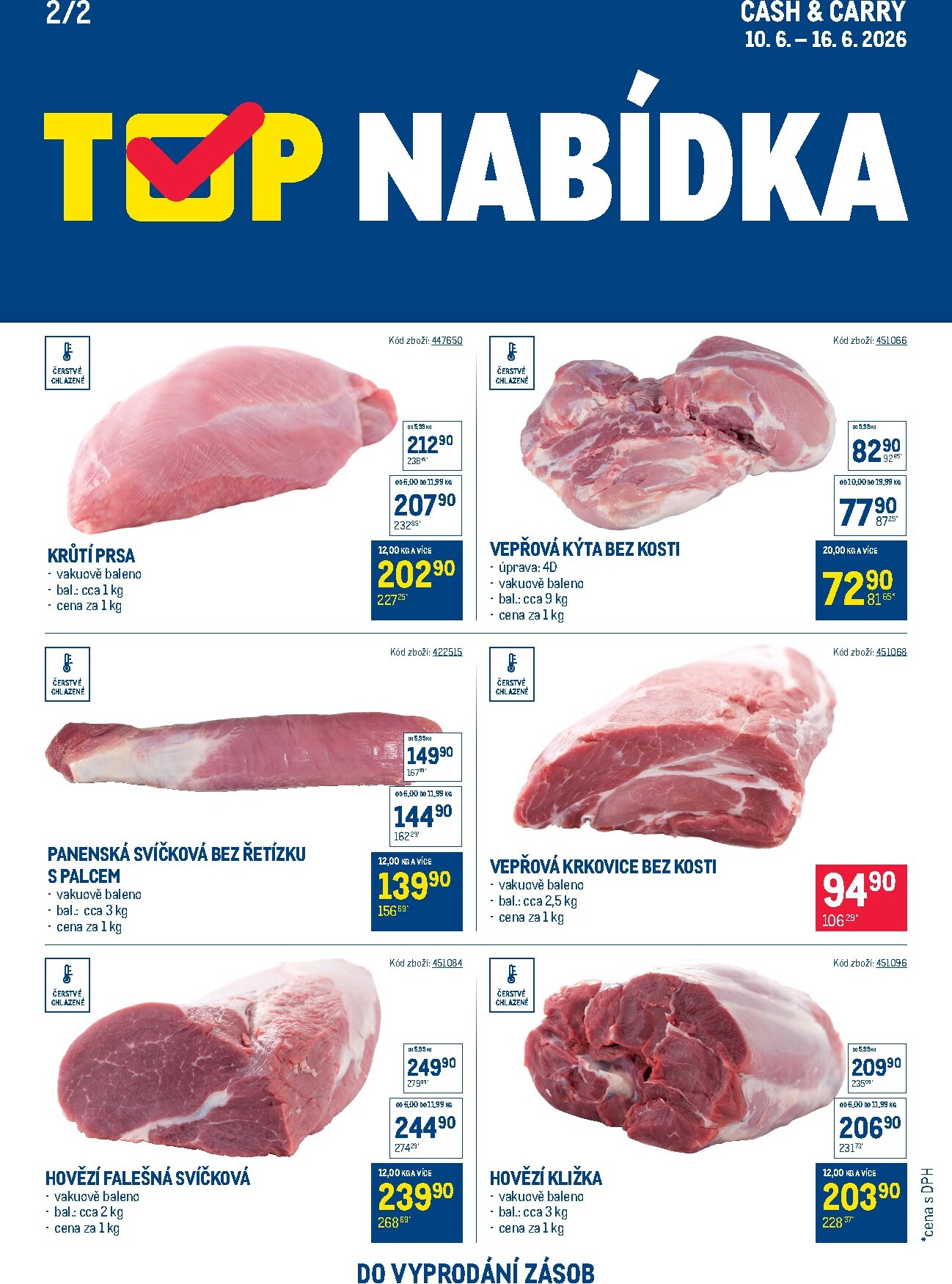 makro - Aktuální Makro - TOP maso leták platný od středy 10.06.2026 do úterý 16.06.2026 - page: 2