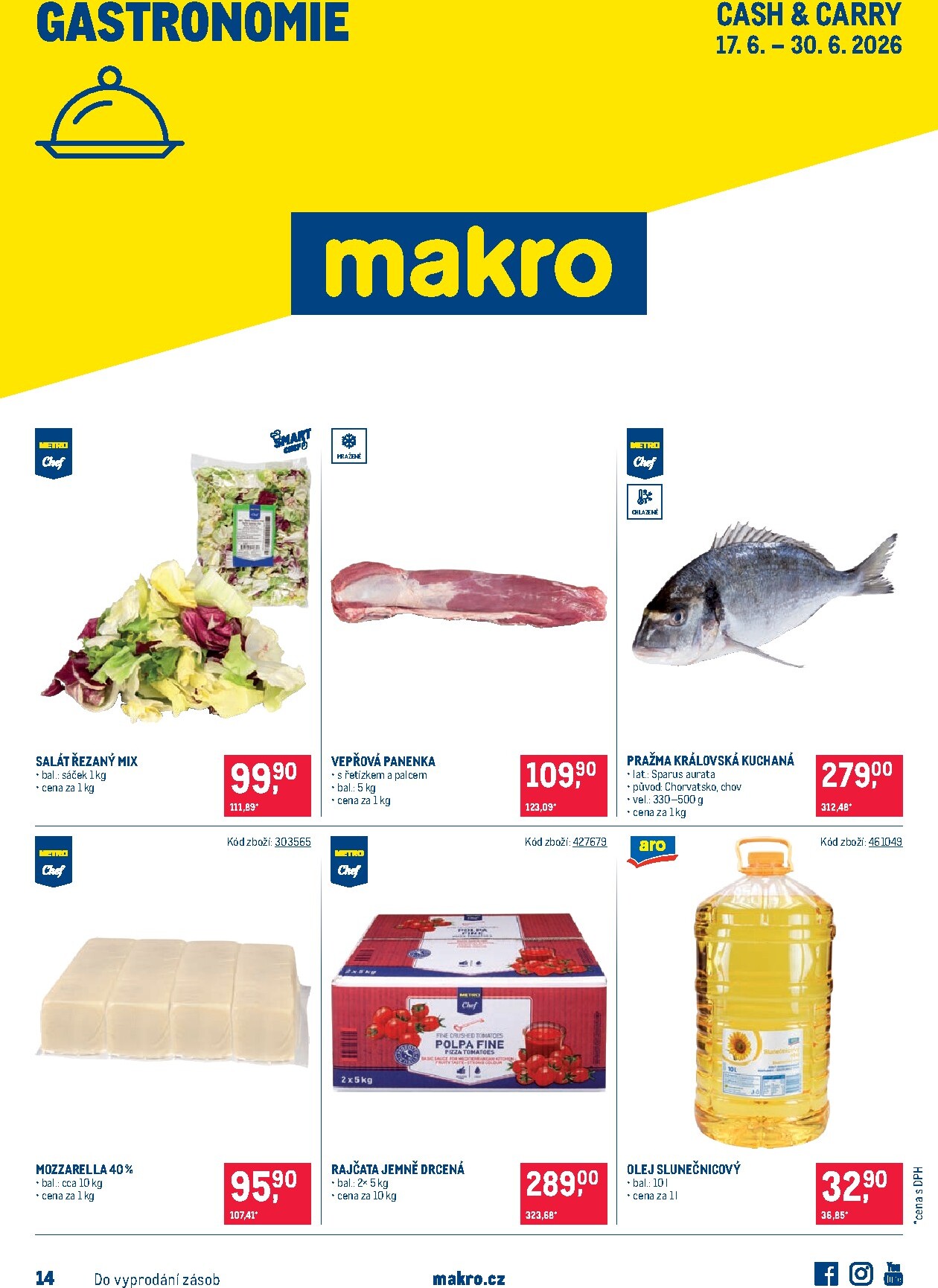 makro - Budoucí Makro - Gastronomie leták platný od středy 17.06.2026 do úterý 30.06.2026