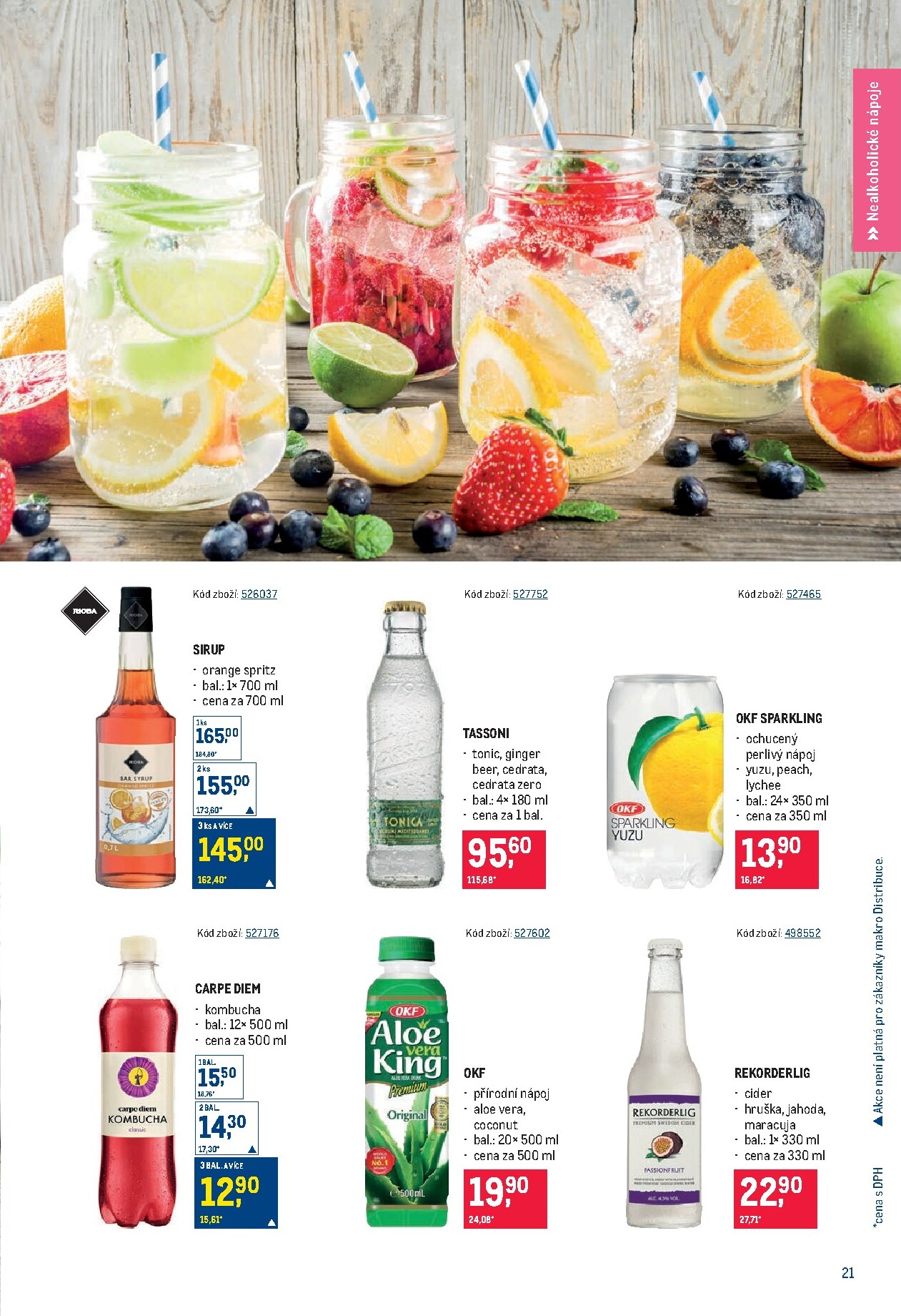makro - Budoucí Makro - Letní drinky leták platný od středy 17.06.2026 do úterý 14.07.2026 - page: 21