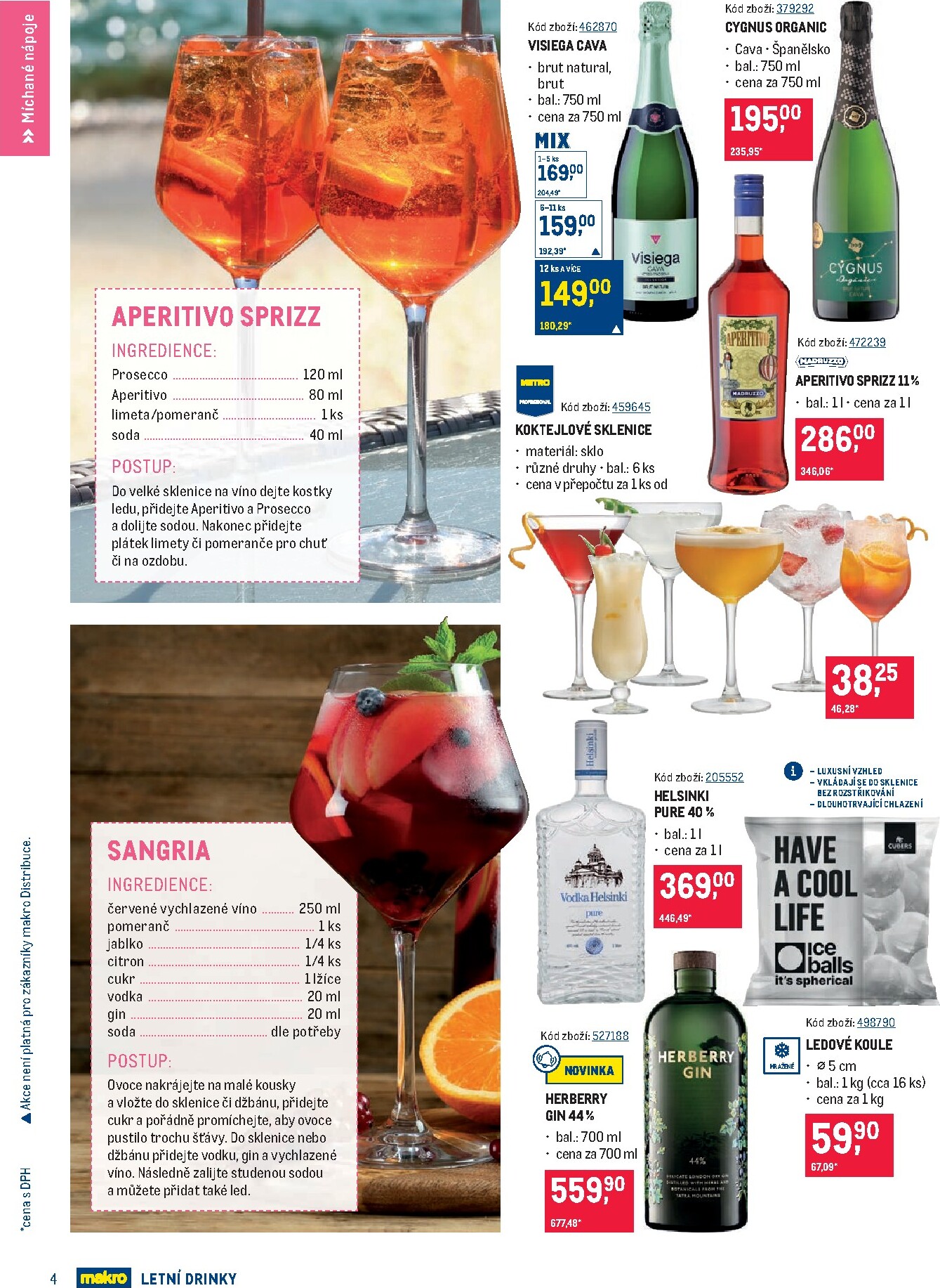 makro - Budoucí Makro - Letní drinky leták platný od středy 17.06.2026 do úterý 14.07.2026 - page: 4