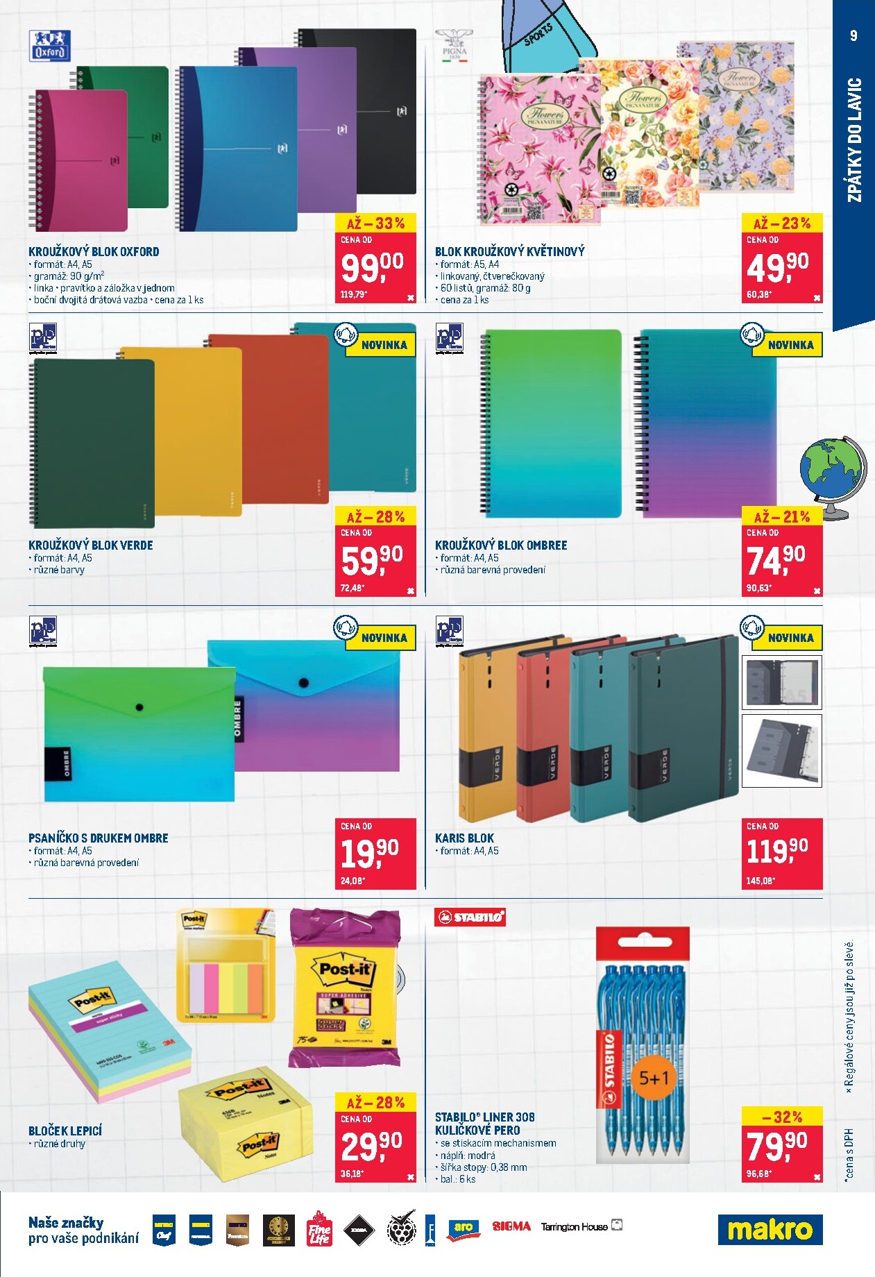 makro - Aktuální Makro - Nepotravinové zboží Cash & Carry leták platný od středy 29.07.2026 do úterý 11.08.2026 - page: 9
