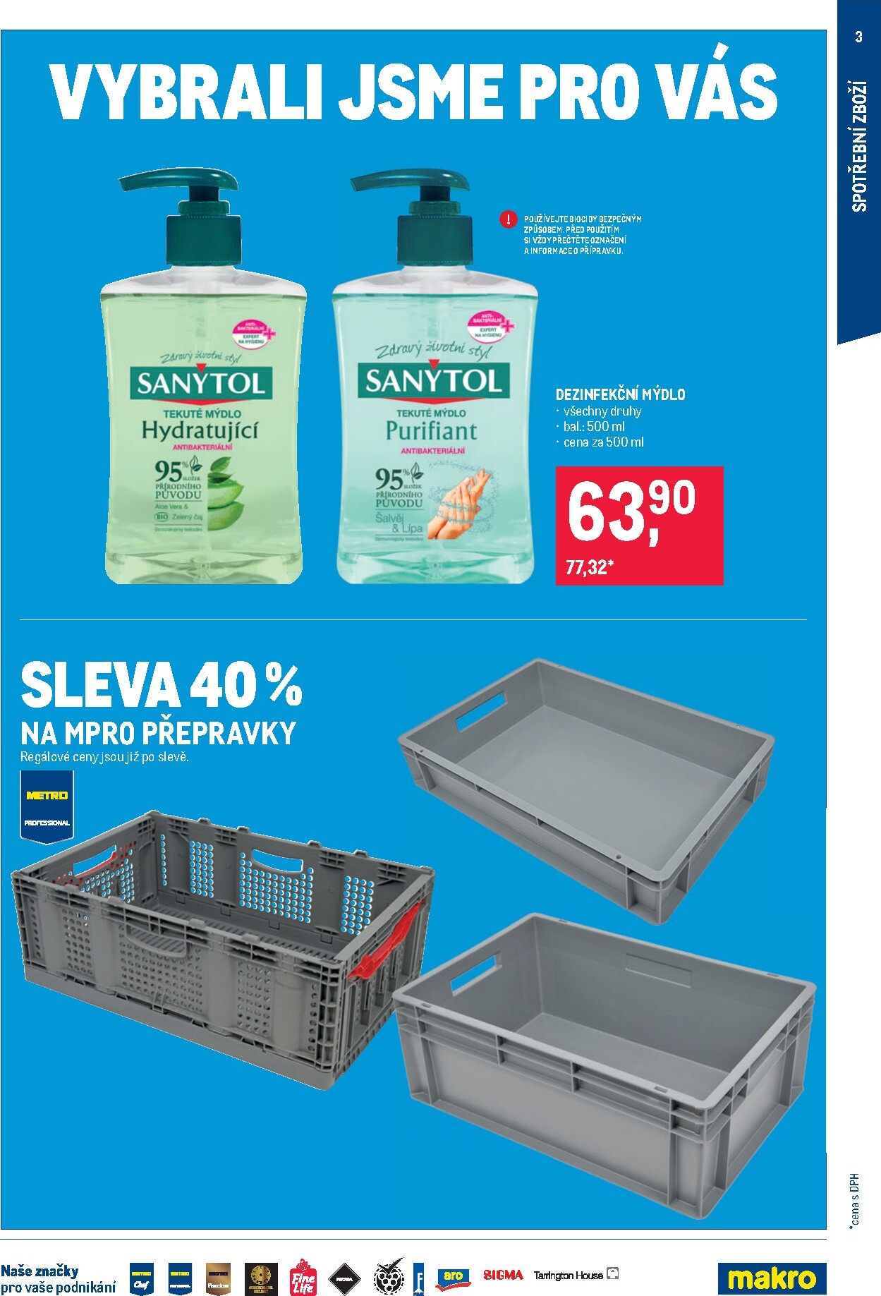 makro - Aktuální Makro - Nepotravinové zboží Cash & Carry leták platný od středy 29.07.2026 do úterý 11.08.2026 - page: 3