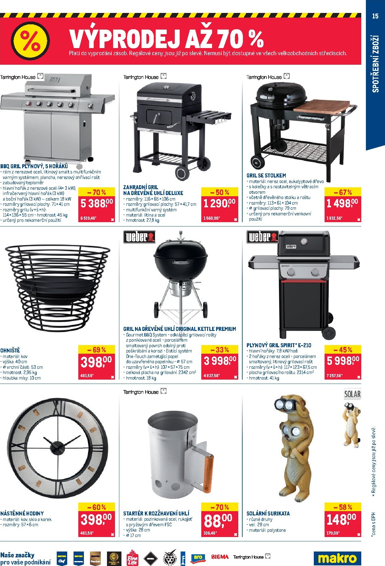 makro - Aktuální Makro - Nepotravinové zboží Cash & Carry leták platný od středy 29.07.2026 do úterý 11.08.2026 - page: 15