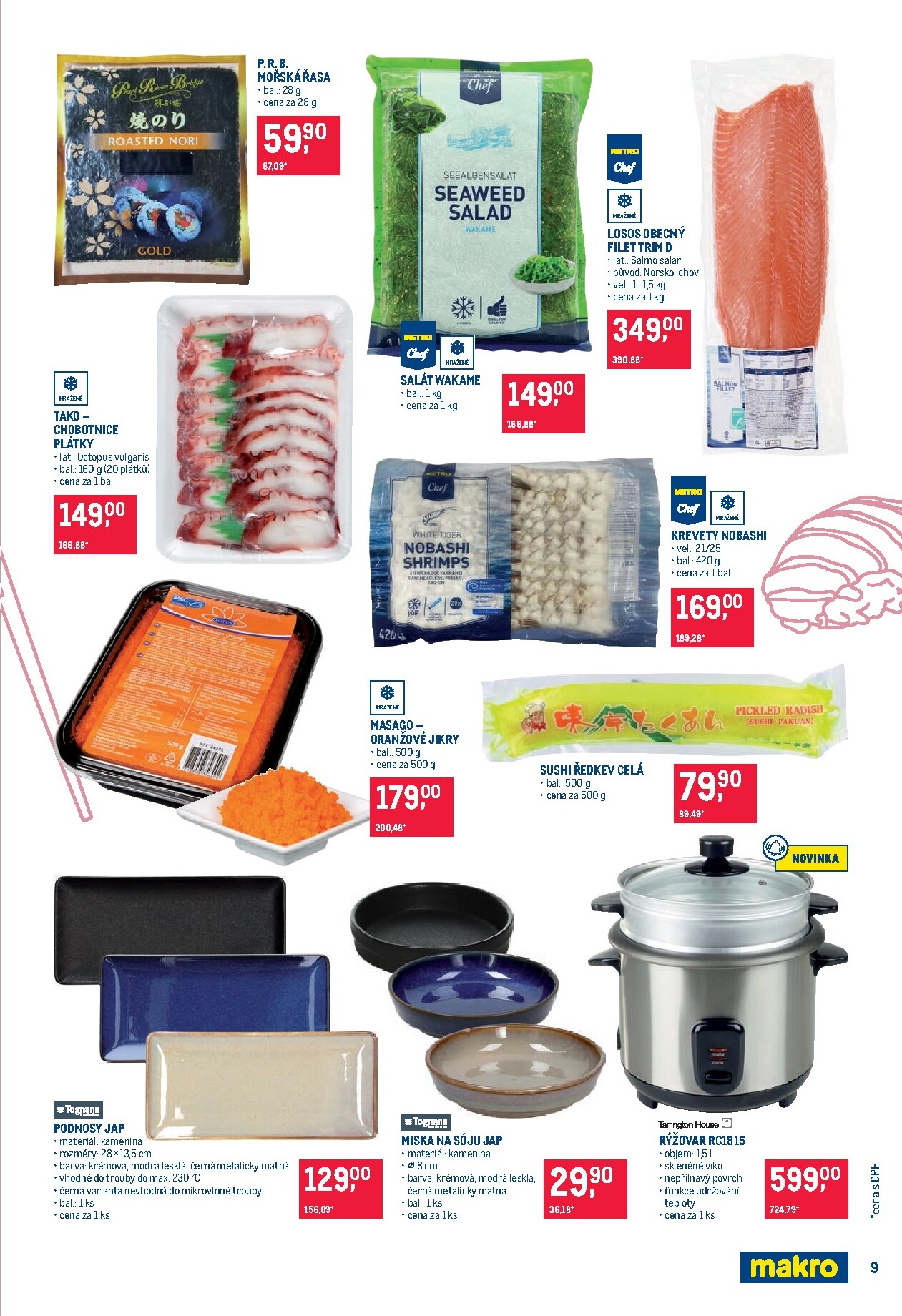 makro - Aktuální Makro - Pro milovníky jídla leták platný od středy 29.07.2026 do úterý 11.08.2026 - page: 9