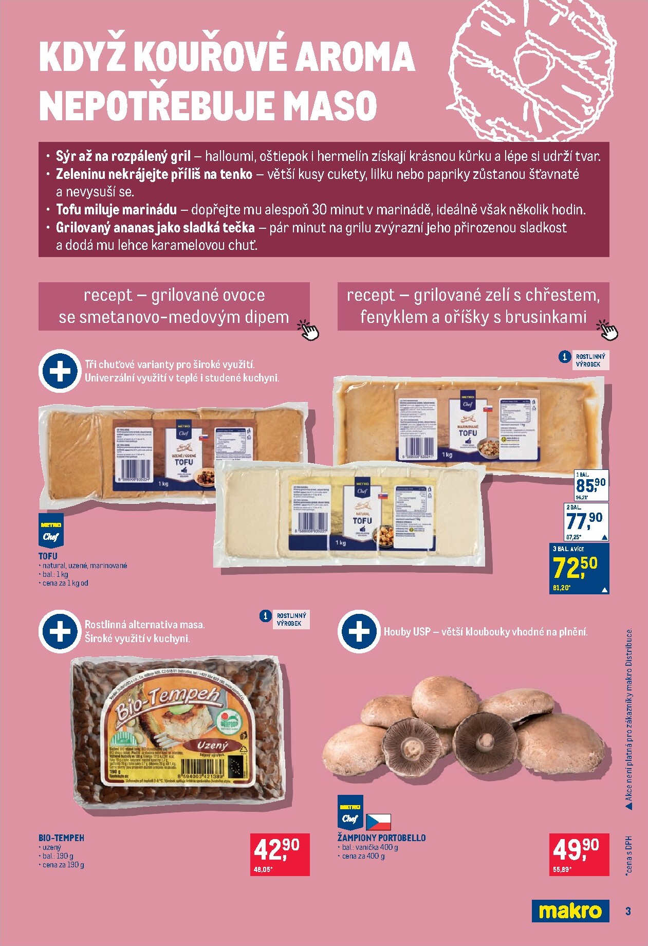 makro - Aktuální Makro - Pro milovníky jídla leták platný od středy 29.07.2026 do úterý 11.08.2026 - page: 3